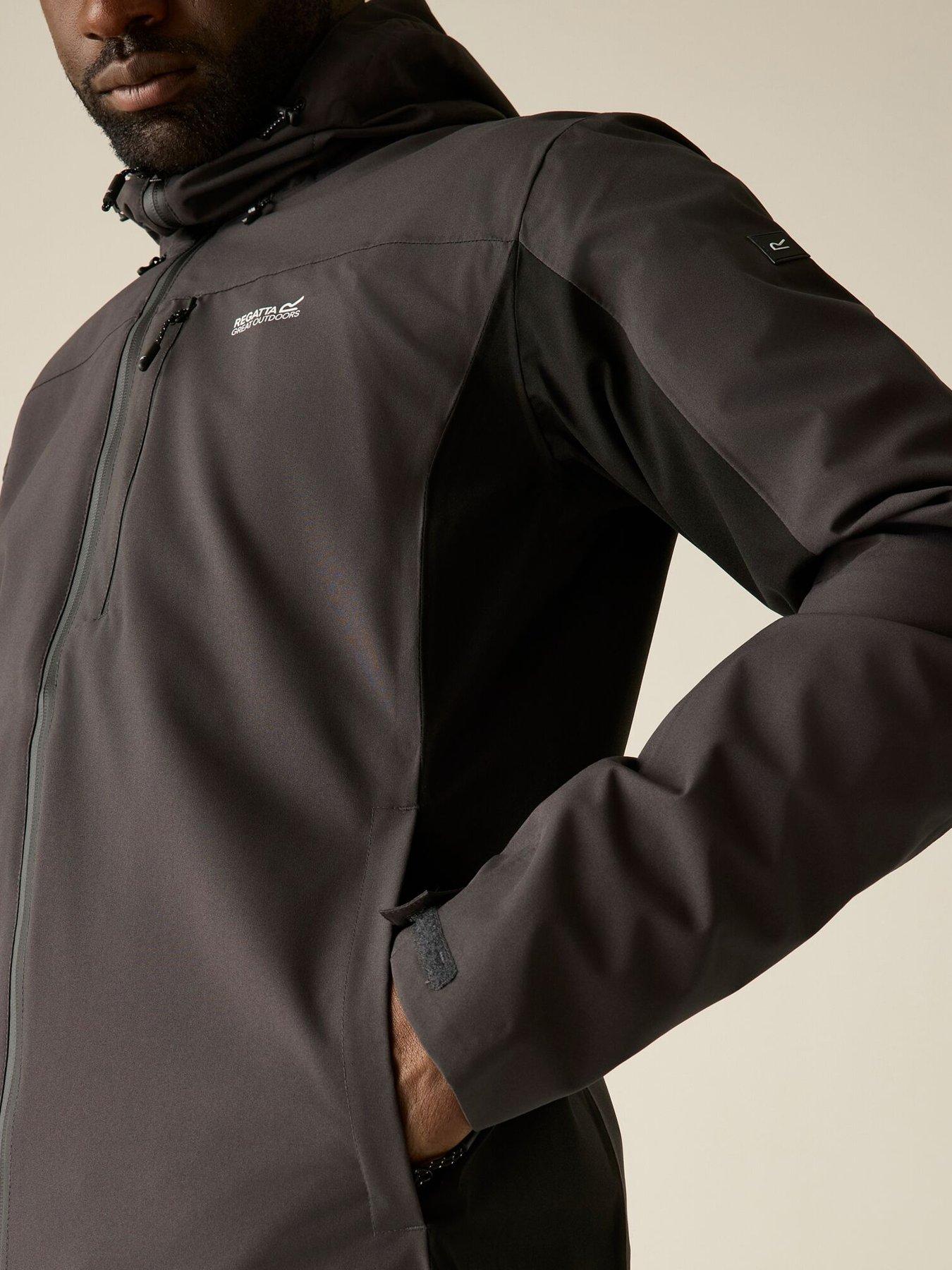 Image 4 of 7 of Regatta Men's Birchdale II Waterproof Shell Jacket - Grey