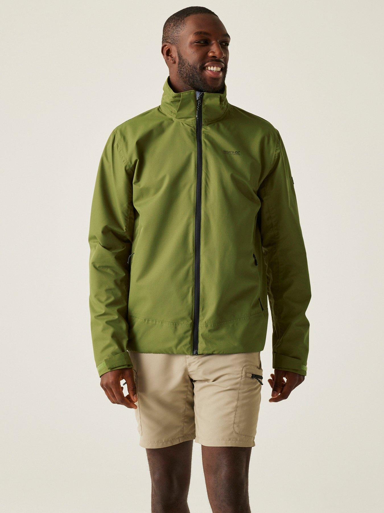 Regatta Men's Oakhowe Waterproof Shell Jacket, Green, Size S, Men