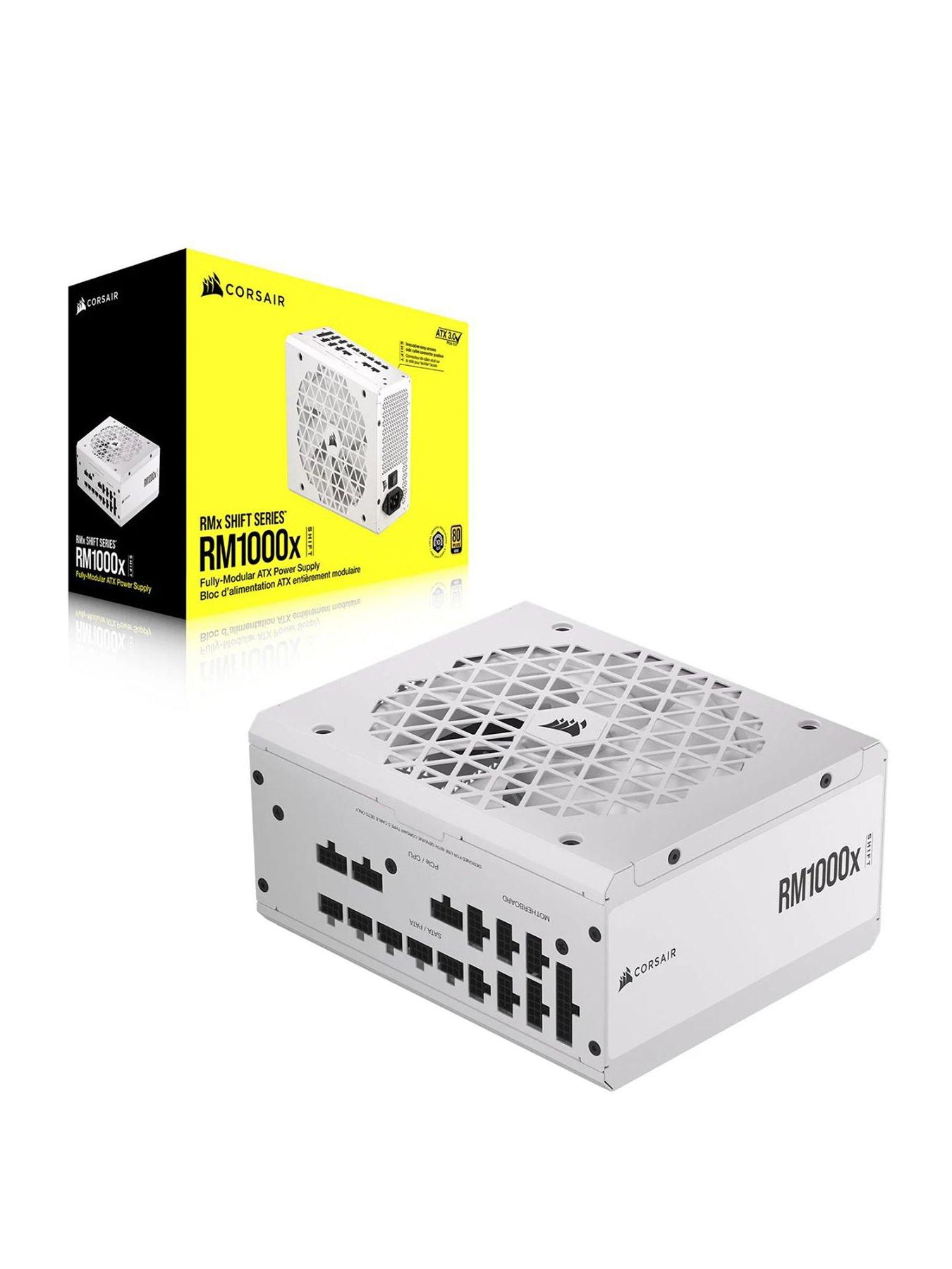 Corsair RM1000x 80PLUS Gold 12VHPWR付 動確済 WA1GL_SQ1_0000000013_WHITE_SLf