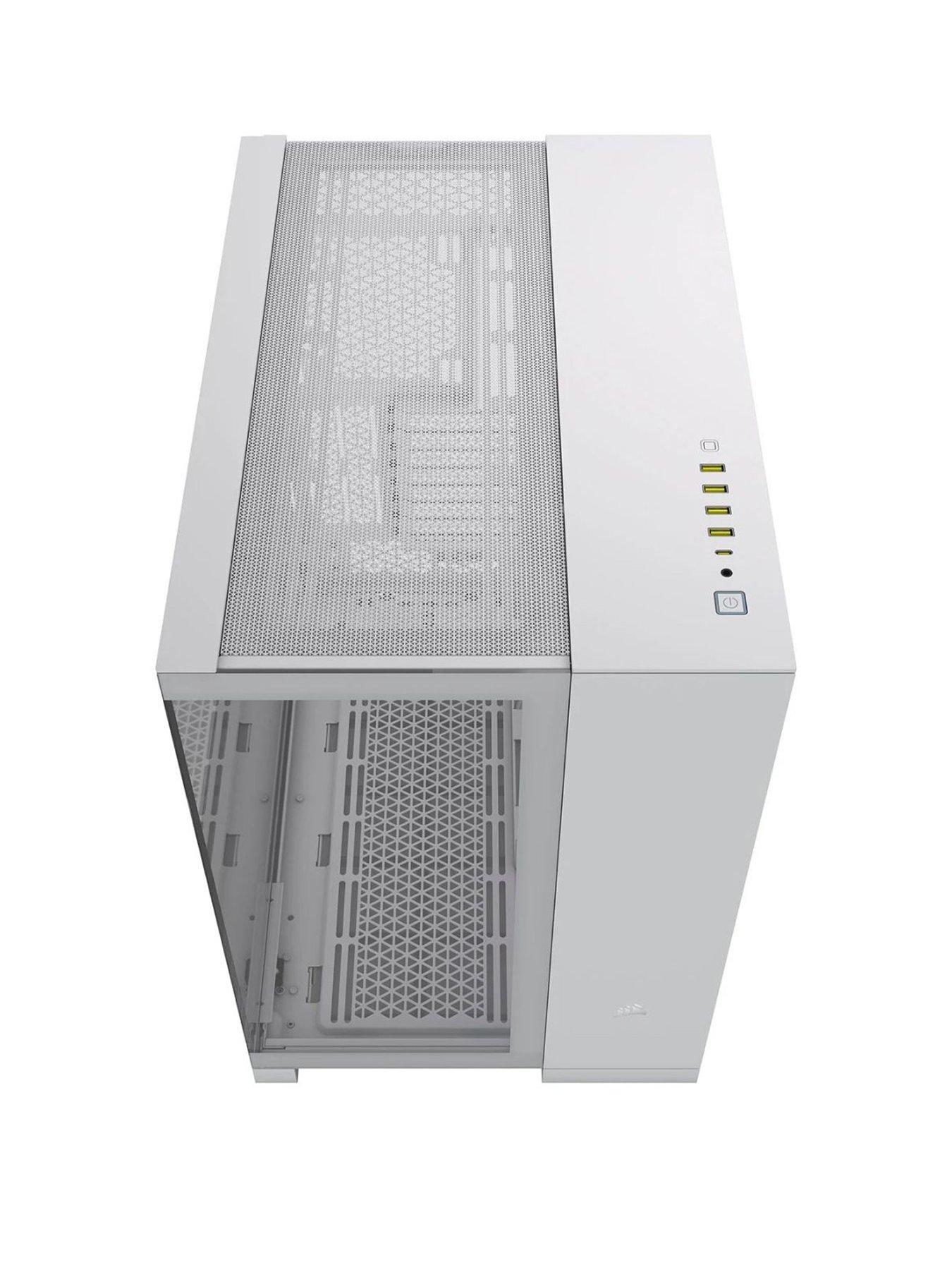 Image 3 of 4 of CORSAIR iCUE LINK 6500X RGB Tempered Glass Mid-Tower Dual Chamber PC Case&nbsp;- White