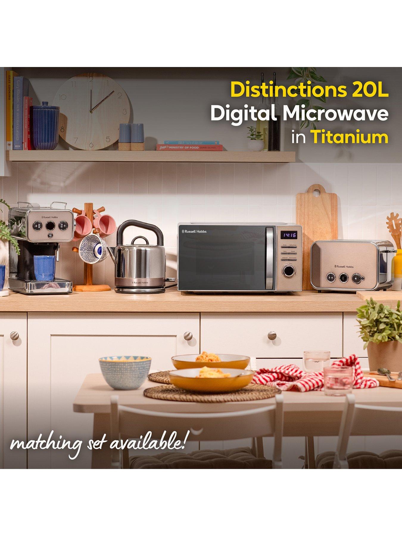 Image 4 of 7 of Russell Hobbs Distinction 20 Litre Digital Microwave- Titanium