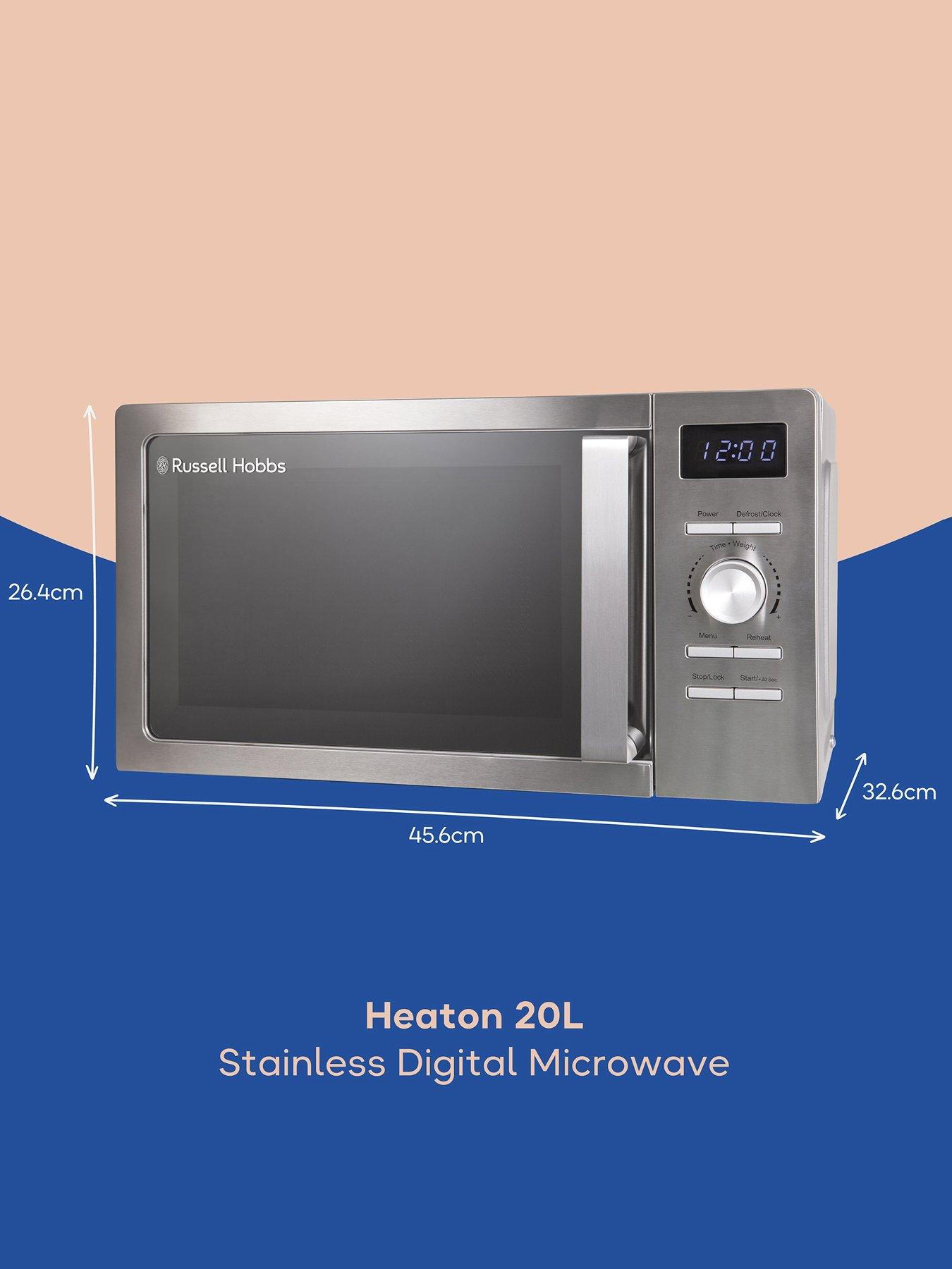 Image 2 of 7 of Russell Hobbs Classics&nbsp;20-Litre Digital Microwave&nbsp;- Stainless Steel