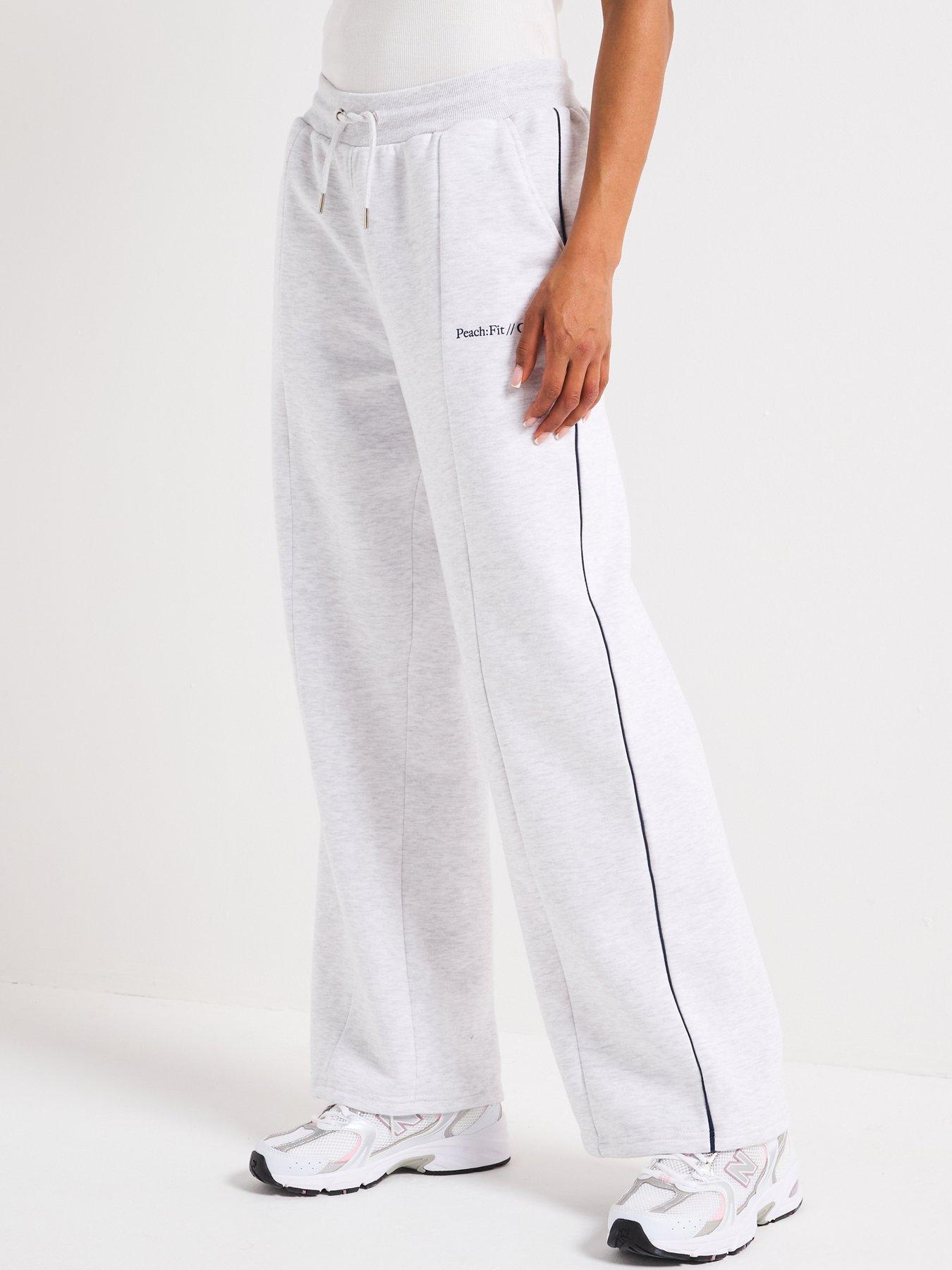 Mousse Peach Unicorn Motif Joggers
