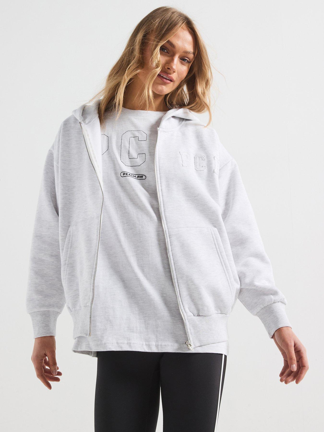 undefined Women's Ayla Zip Thru Hoodie - Marl Grey