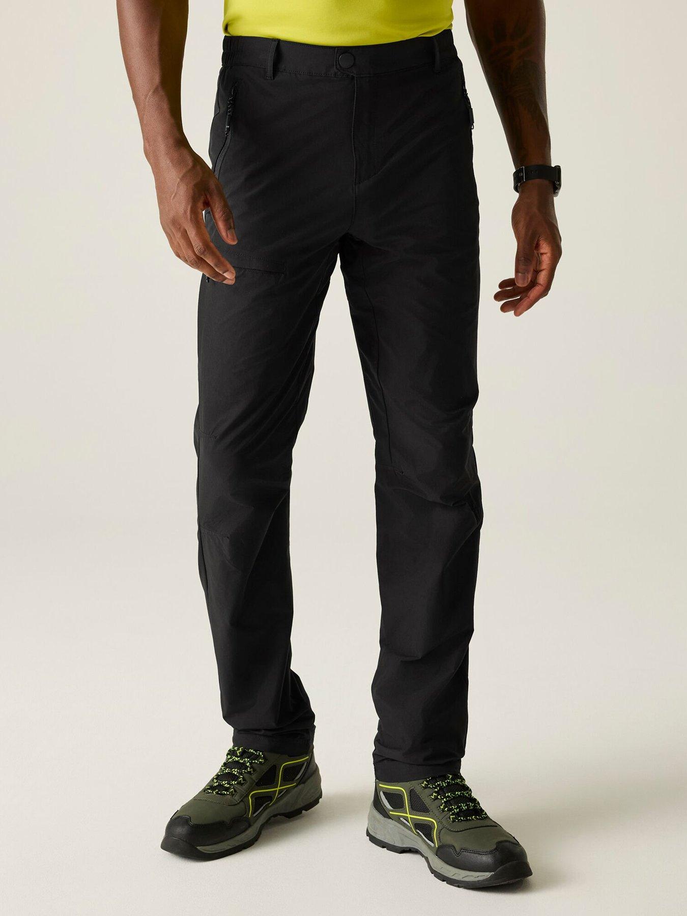 Image 1 of 6 of Regatta Mens Highton Trousers II Walking Trousers - Black