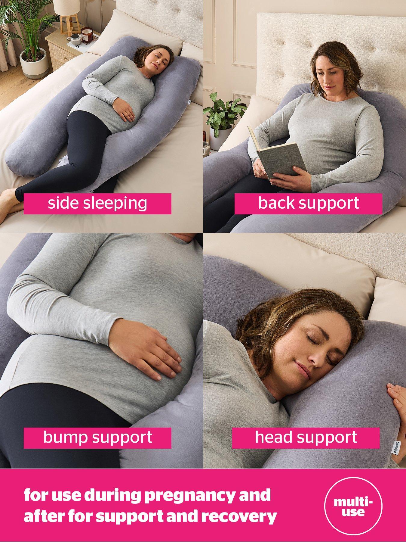 Image 4 of 7 of Silentnight Pregnancy U-Shape Body Support Pillow with Removeable Washable Cover - 140cm x 70cm