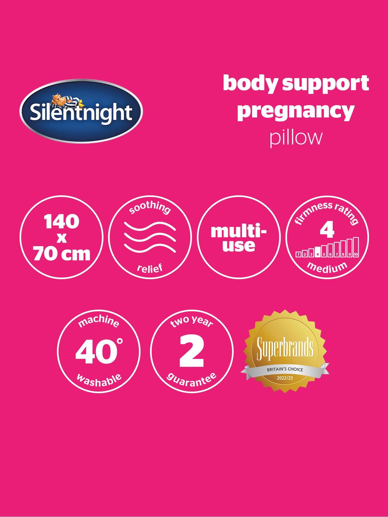 Image 7 of 7 of Silentnight Pregnancy U-Shape Body Support Pillow with Removeable Washable Cover - 140cm x 70cm