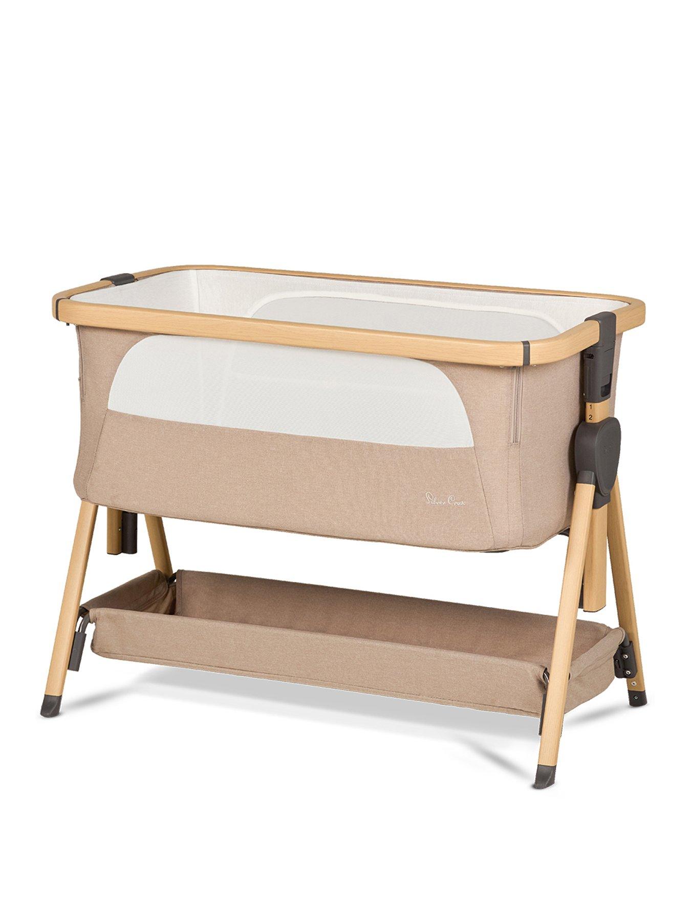 Image 2 of 8 of Silver Cross Lunar Bedside Crib