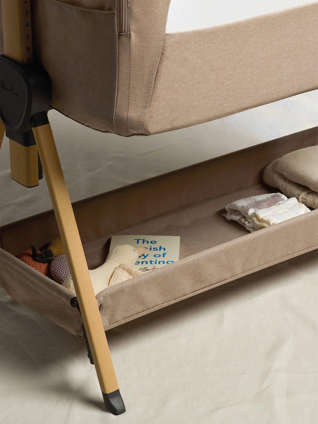 Image 5 of 8 of Silver Cross Lunar Bedside Crib