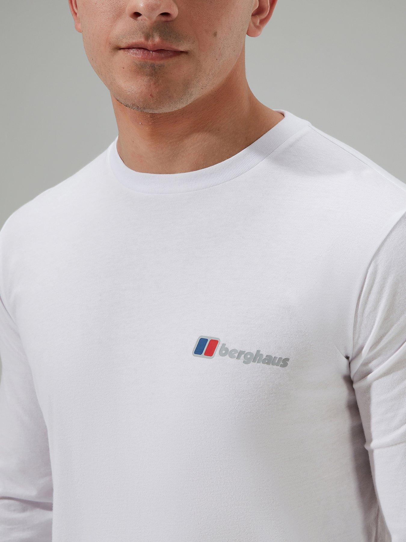 Image 4 of 6 of Berghaus Mens Three Layers Long Sleeve Tee - White