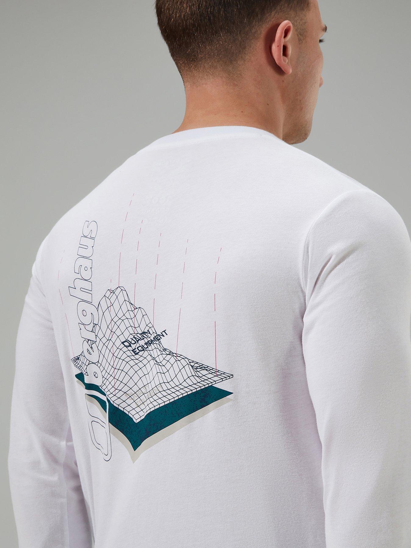 Image 5 of 6 of Berghaus Mens Three Layers Long Sleeve Tee - White