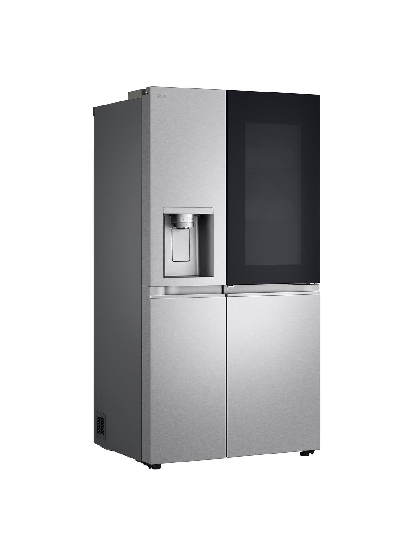 Image 2 of 7 of LG InstaView GSXE90BSAD 628L Smart Inverter American-Style Fridge Freezer - Brushed Steel