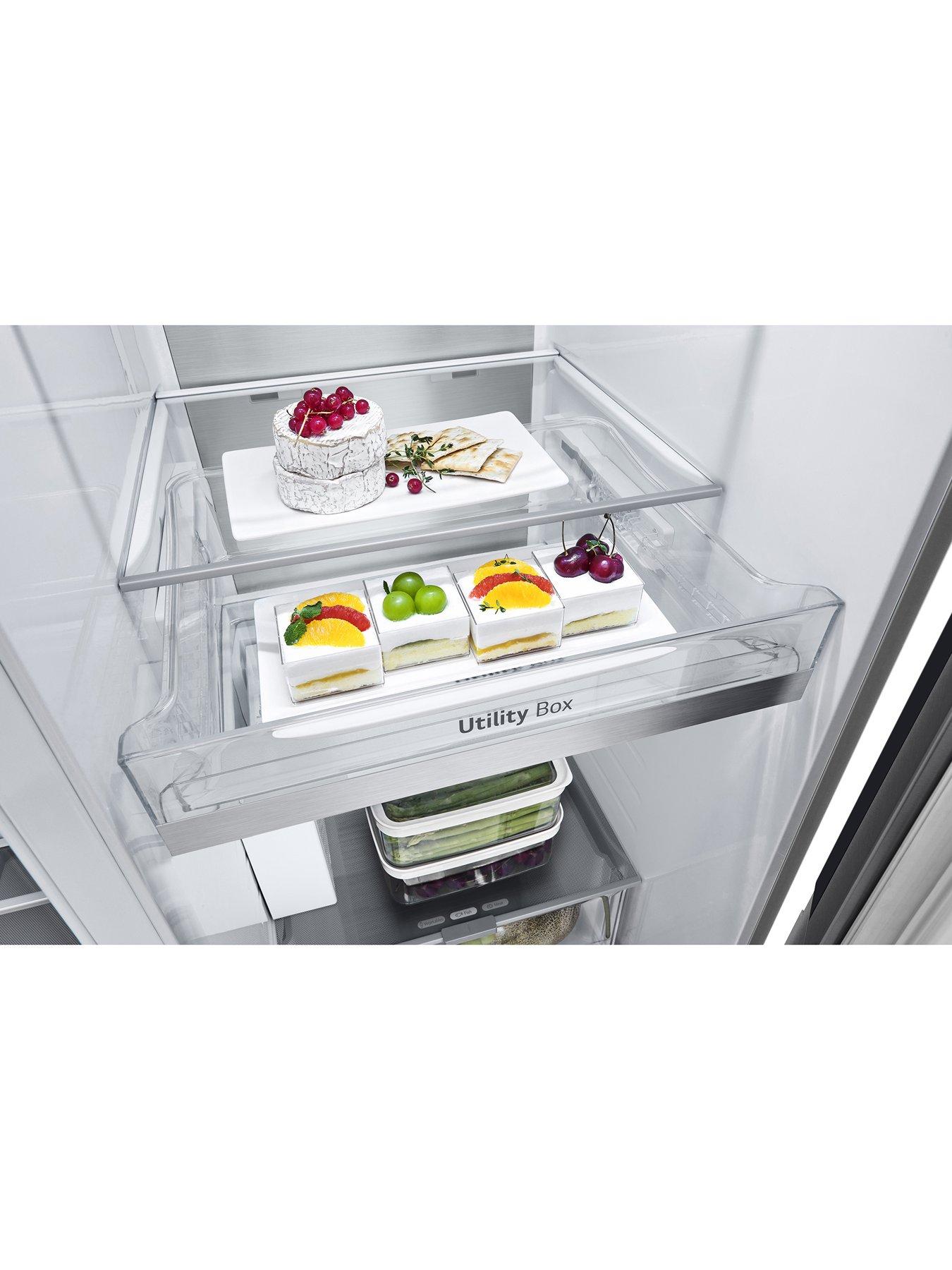 Image 6 of 7 of LG InstaView GSXE90BSAD 628L Smart Inverter American-Style Fridge Freezer - Brushed Steel