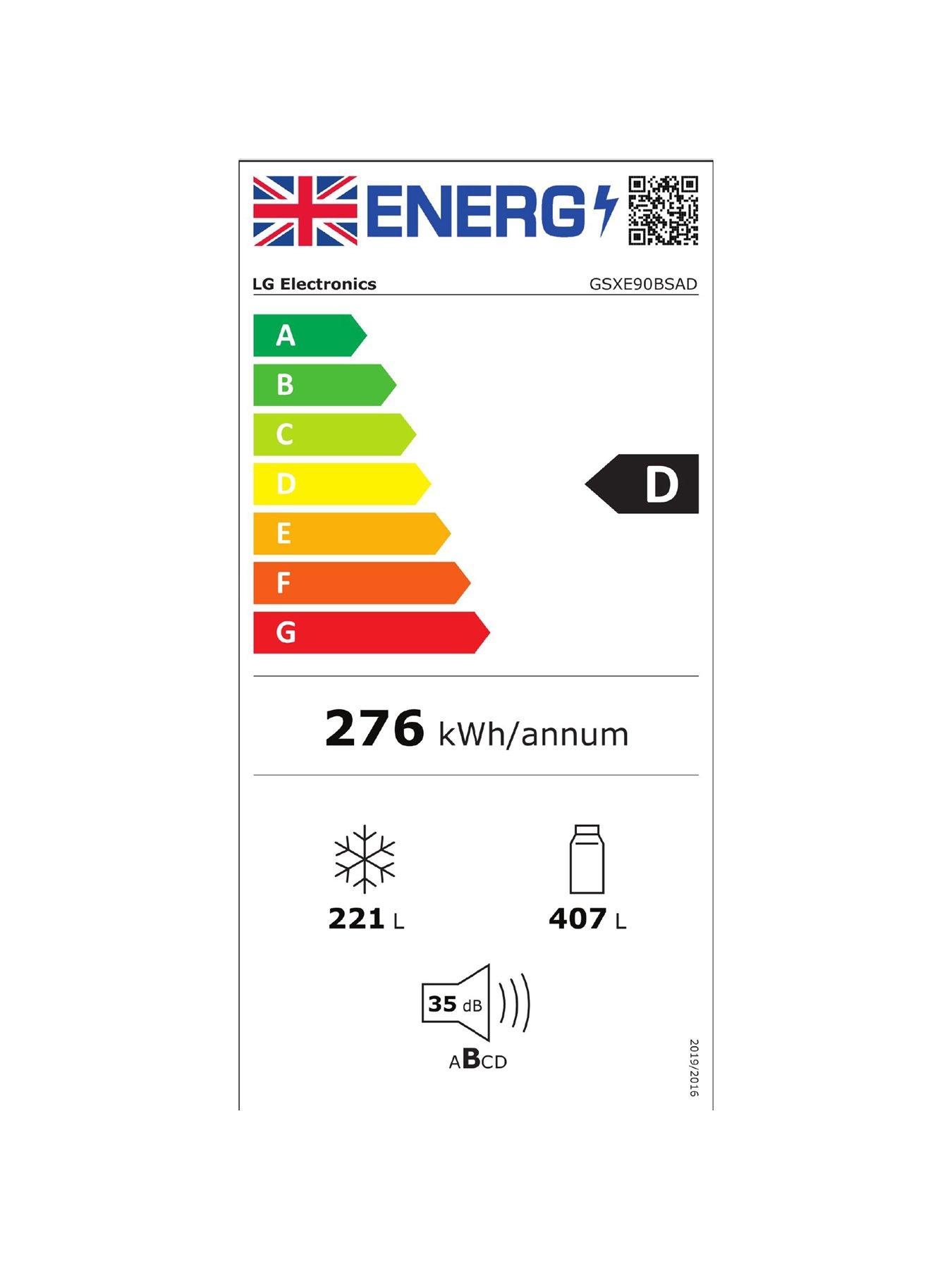 Image 7 of 7 of LG InstaView GSXE90BSAD 628L Smart Inverter American-Style Fridge Freezer - Brushed Steel
