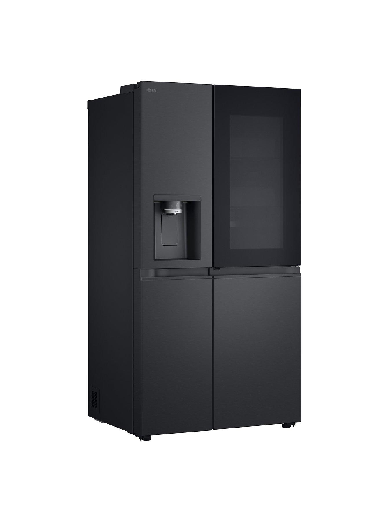 Image 2 of 6 of LG InstaView GSXE91EVAD 628L Smart Inverter American-Style Fridge Freezer - Black Steel