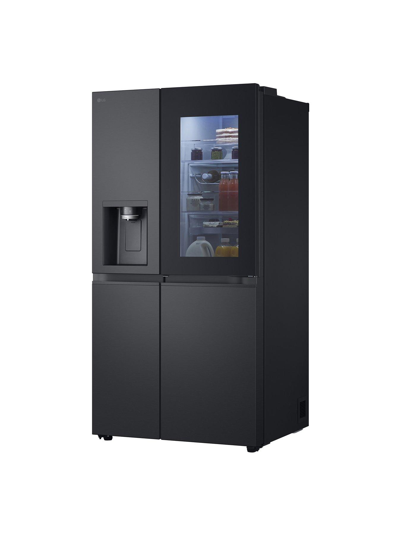Image 4 of 6 of LG InstaView GSXE91EVAD 628L Smart Inverter American-Style Fridge Freezer - Black Steel