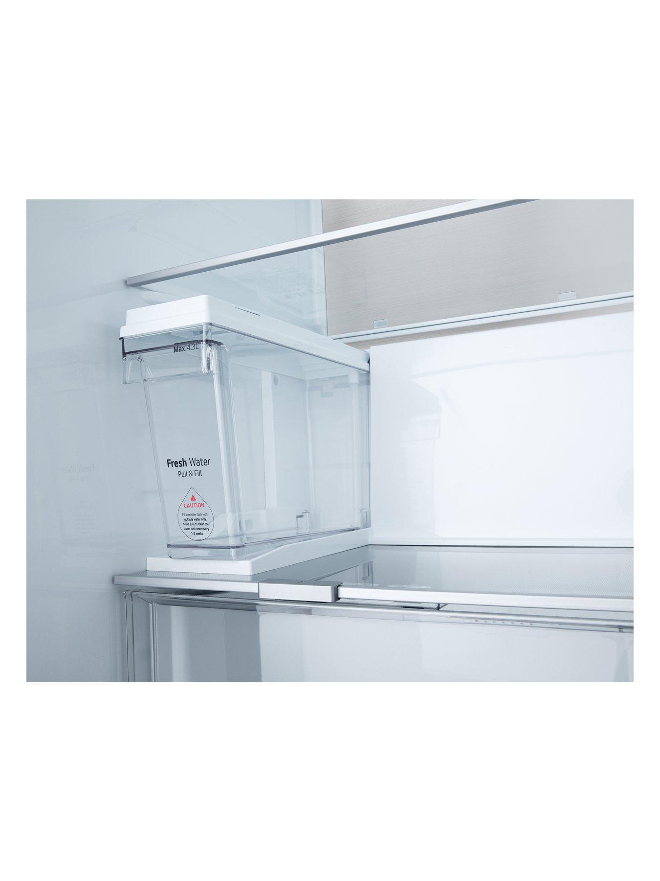 Image 5 of 6 of LG InstaView GSXE91EVAD 628L Smart Inverter American-Style Fridge Freezer - Black Steel