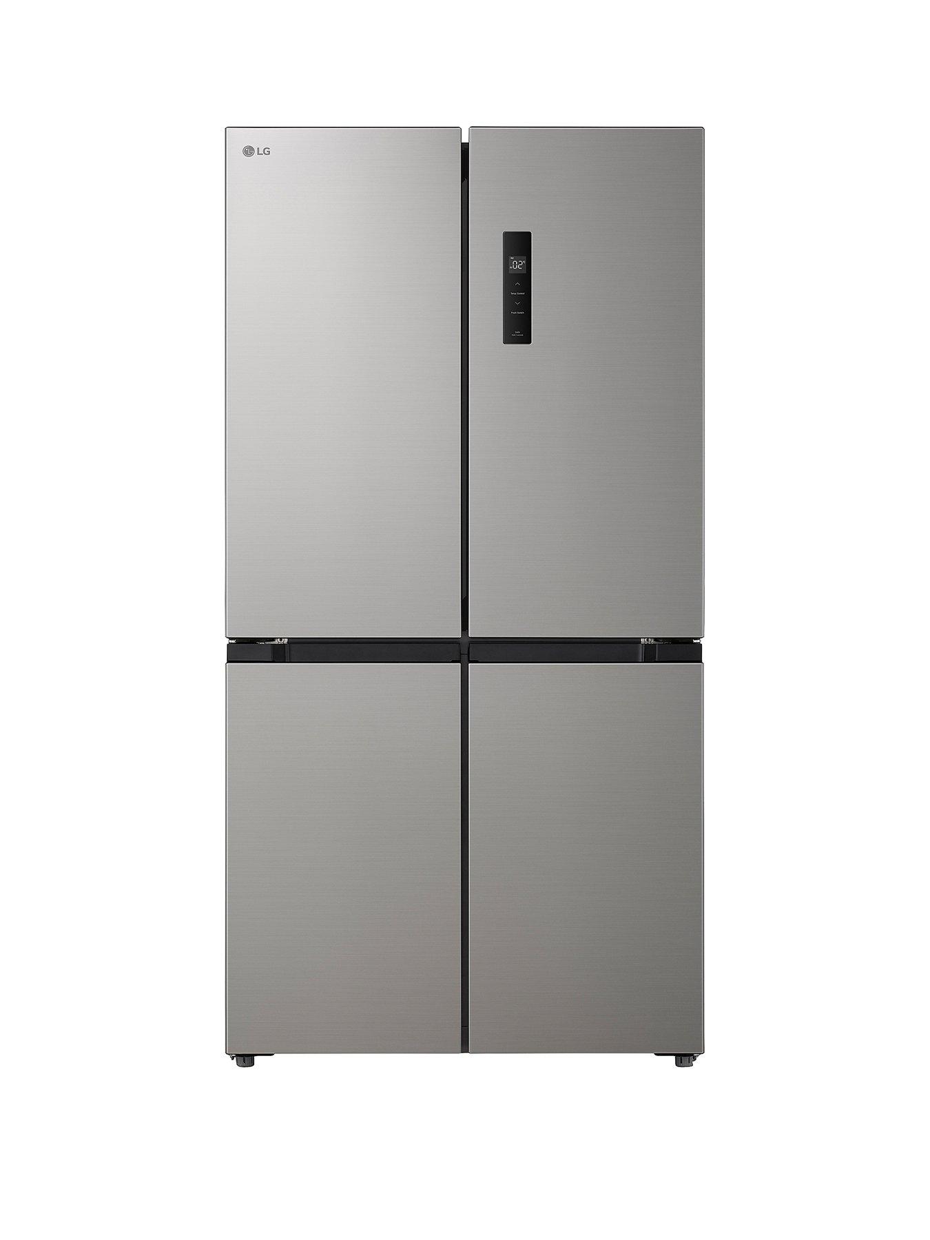 Image of LG GMM41MSBEM 482L Inverter Compressor Multi-Door American Fridge Freezer - Silver