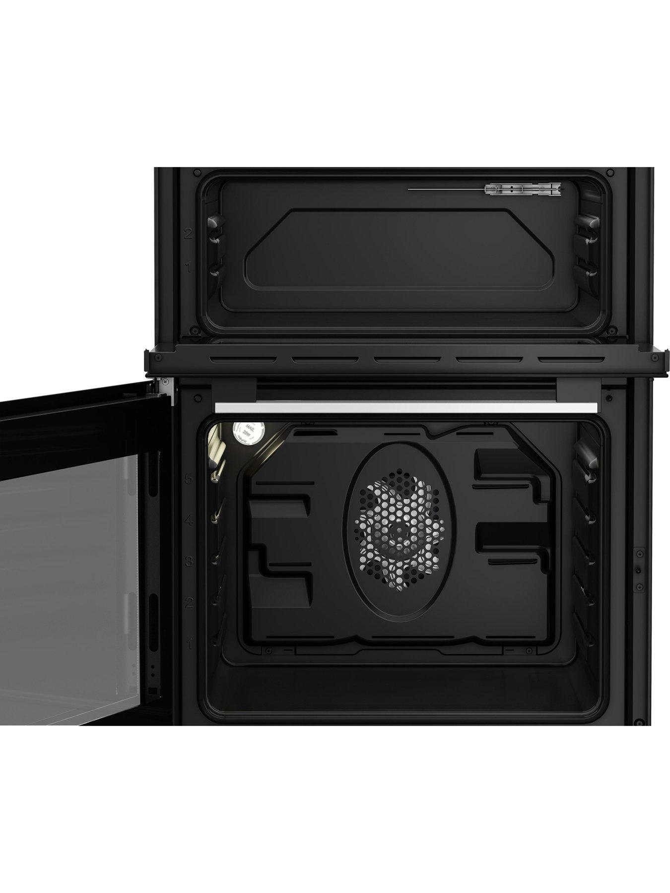 Image 3 of 5 of Indesit IT60V9KMW/UK 60cm Wide Freestanding Twin Cavity Electric Cooker -&nbsp;White&nbsp;- A Rated