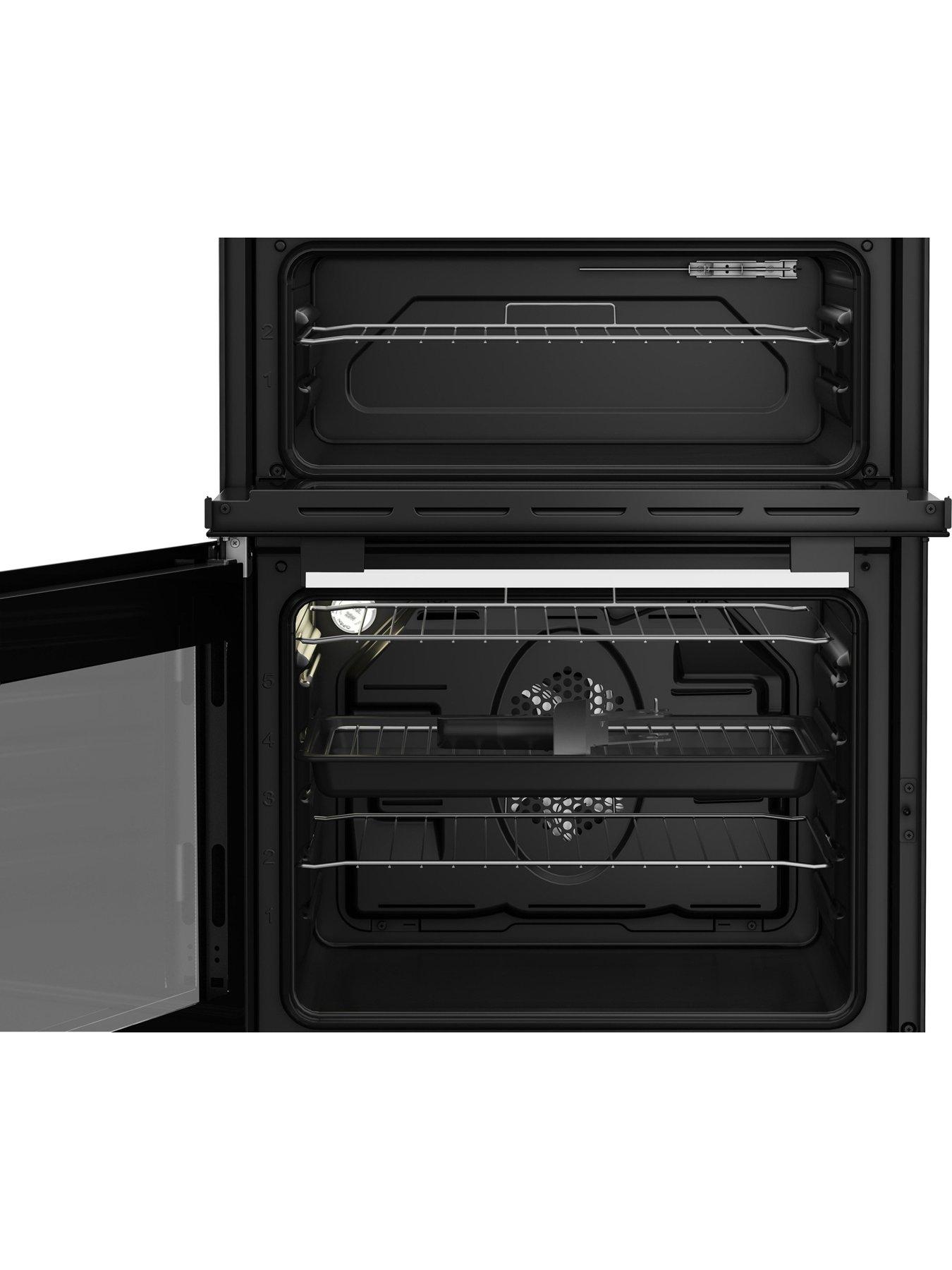 Image 4 of 5 of Indesit IT60V9KMW/UK 60cm Wide Freestanding Twin Cavity Electric Cooker -&nbsp;White&nbsp;- A Rated