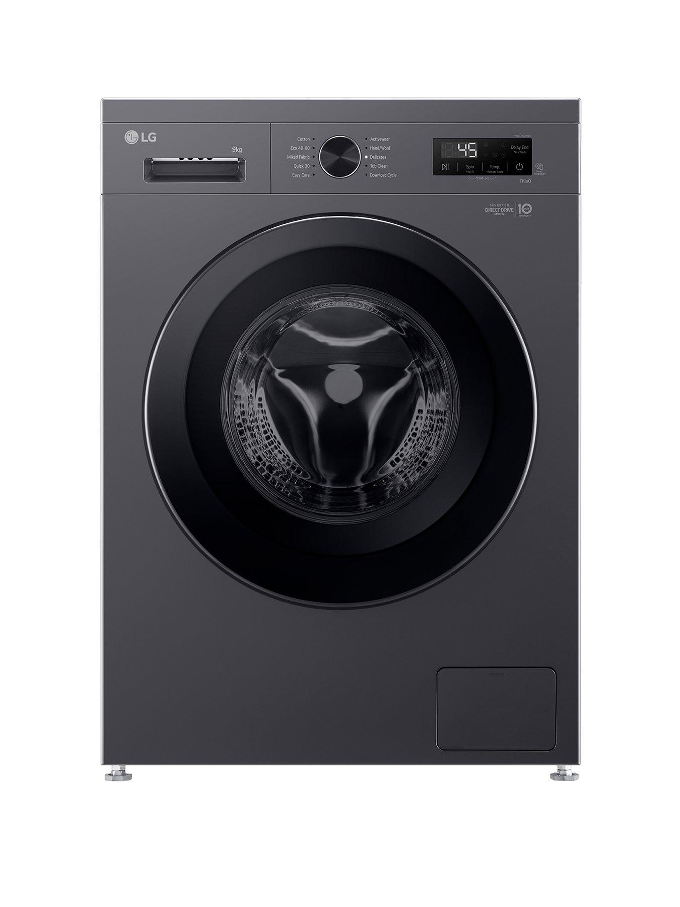 undefined F4X1009NMK 9kg Load, 1400 Spin Direct Drive Washing Machine - Slate Grey