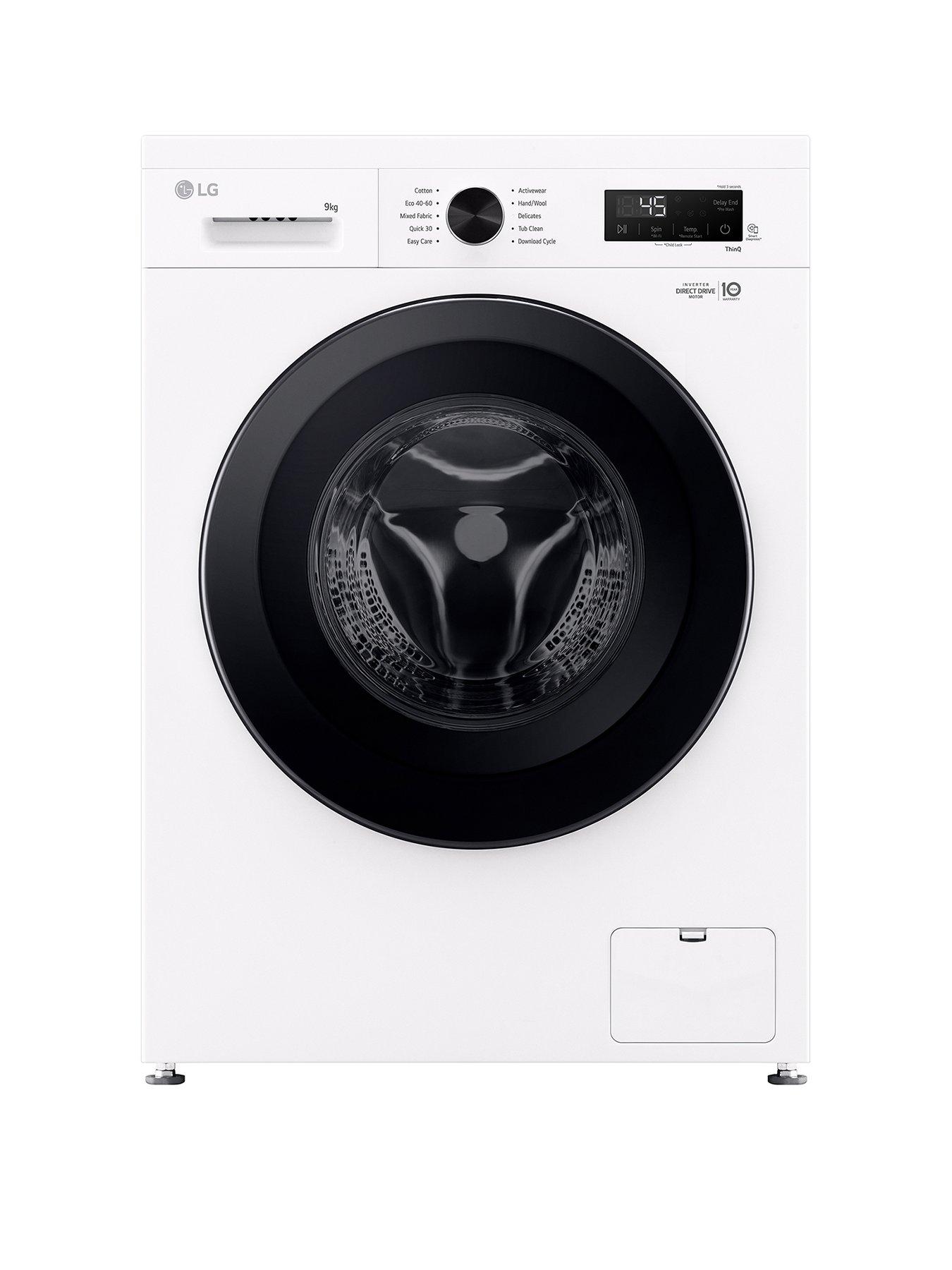 LG Series 2 Direct DriveT F4X1009NWK 9 kg 1400 Spin Washing Machine - White - A Rated