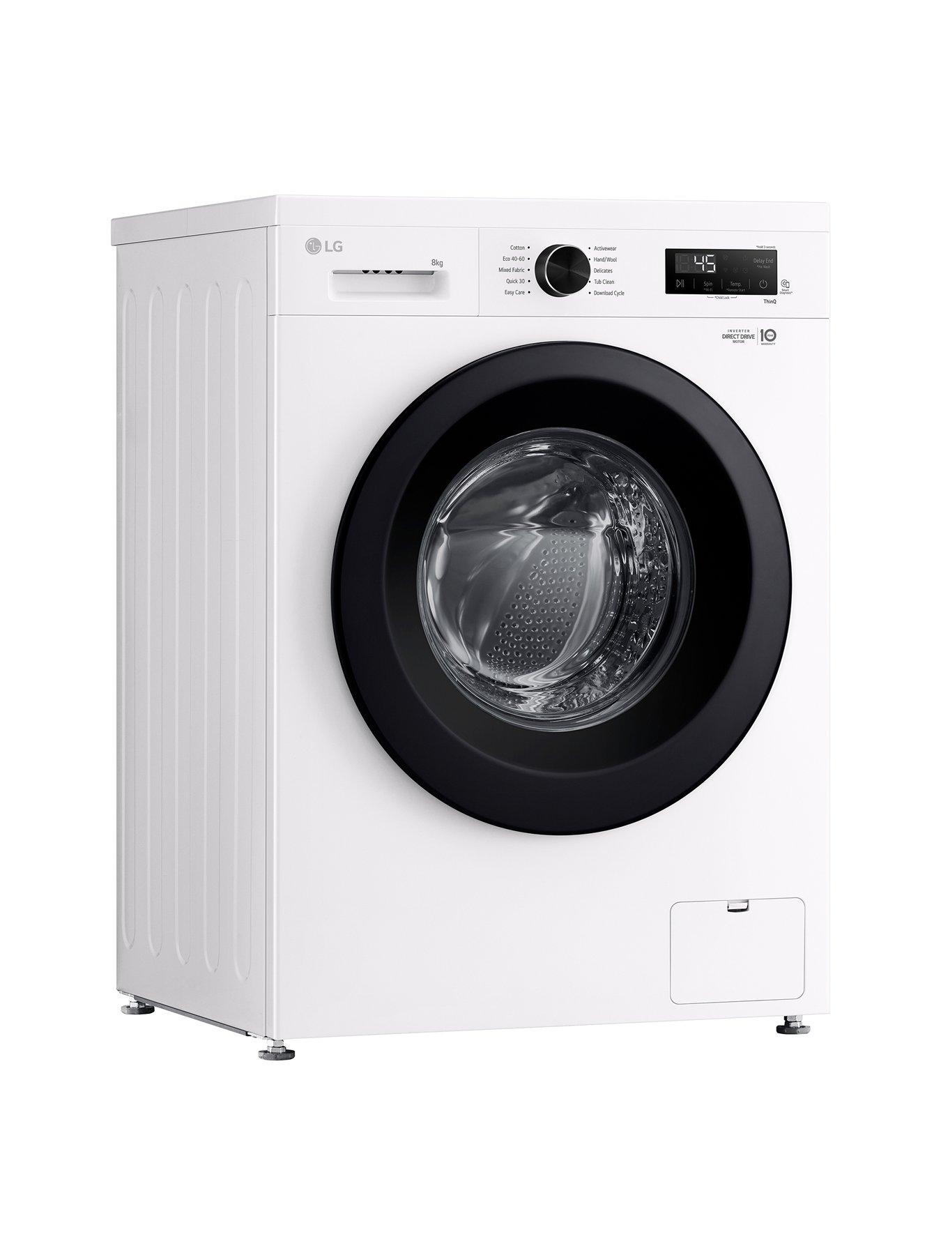 Image 2 of 7 of LG F4X1008NWK 8kg Load, 1400 Spin Washing Machine - White