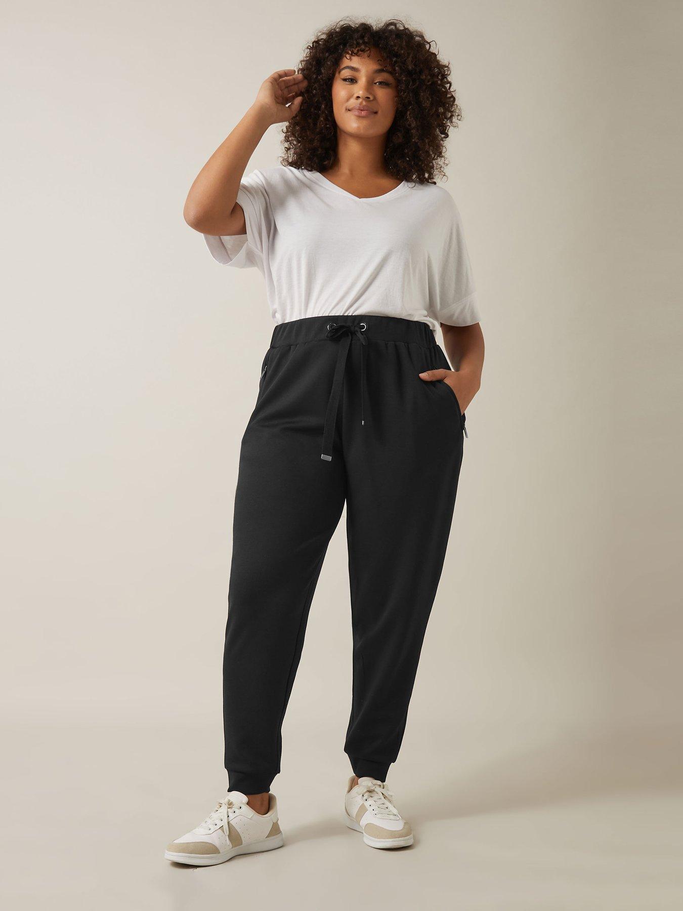 Image 3 of 4 of Evans Zip Detail Jogger - Black