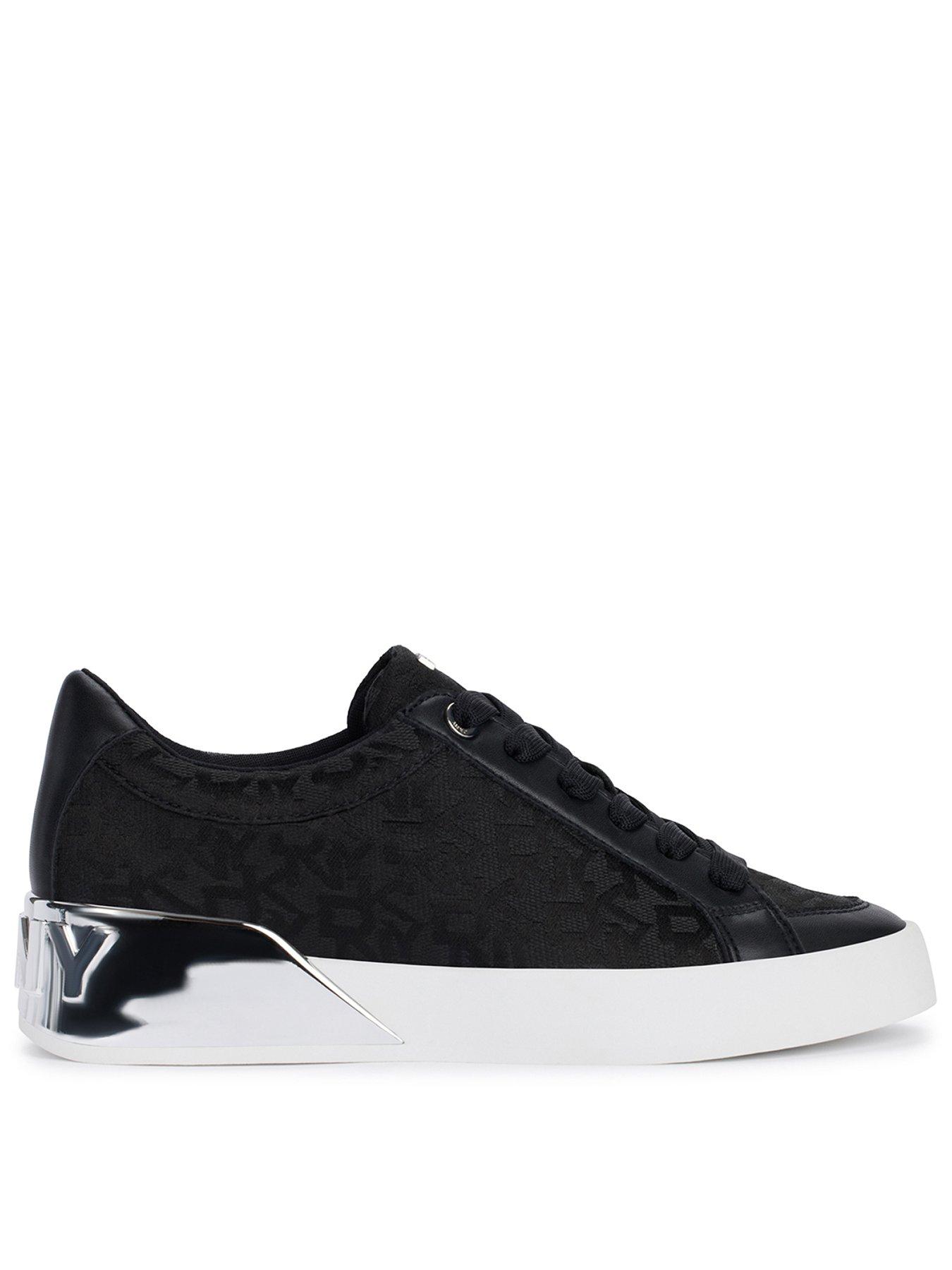 Image 1 of 5 of DKNY Maben - Lace Up Sneakers - Black