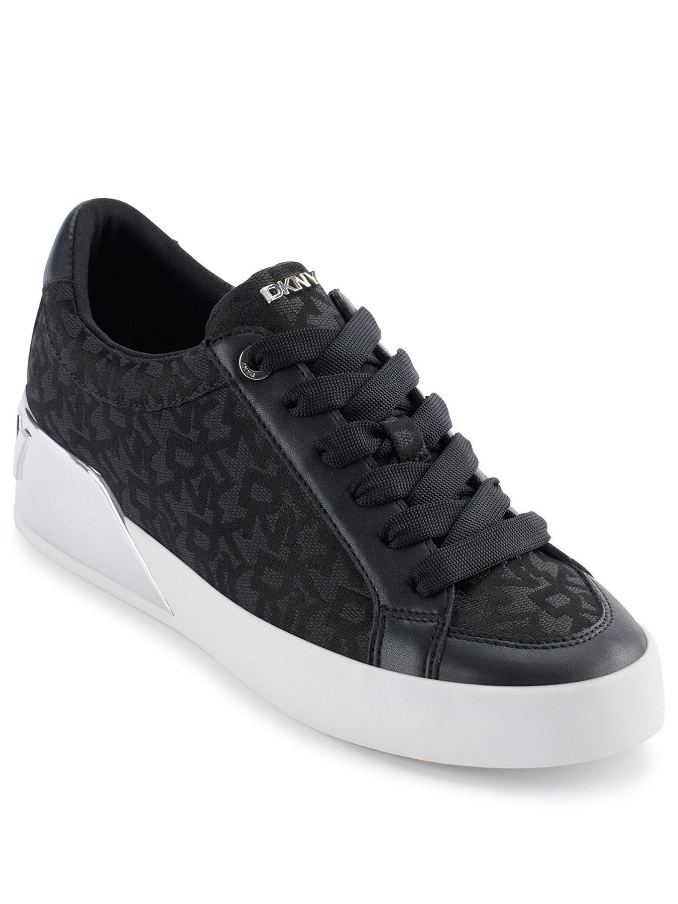 Image 2 of 5 of DKNY Maben - Lace Up Sneakers - Black