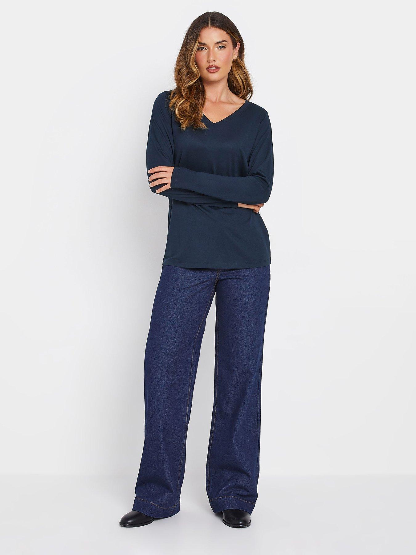 undefined Sleeve T-Shirt - Blue