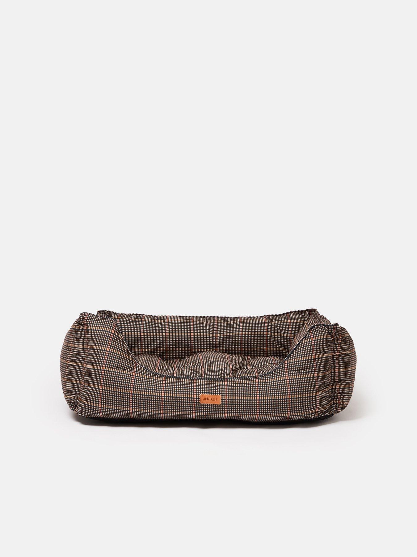 Product photograph of Joules Henson Check Box Bed S - Small from very.co.uk