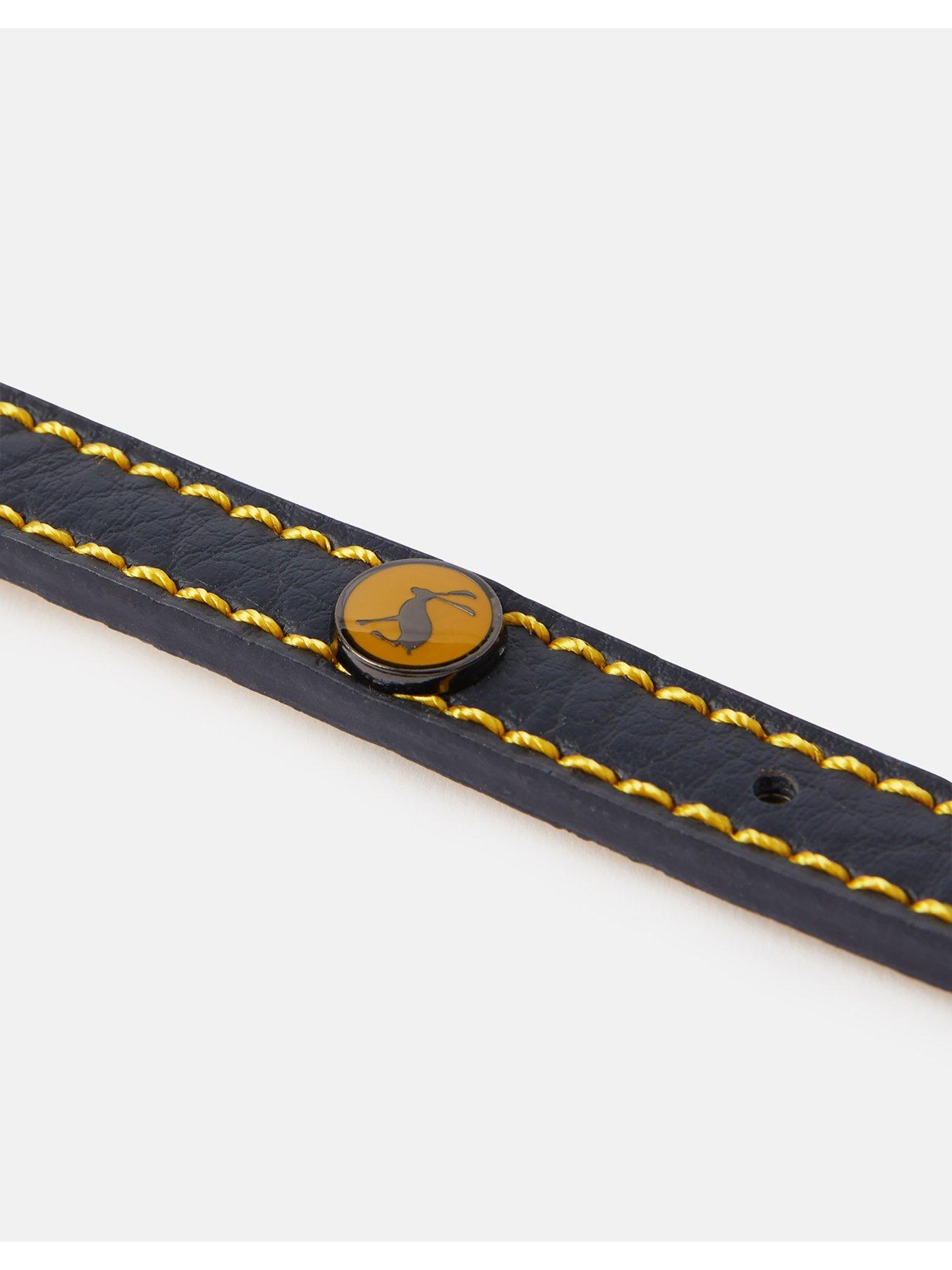 Image 7 of 7 of Joules Navy Leather Collar M
