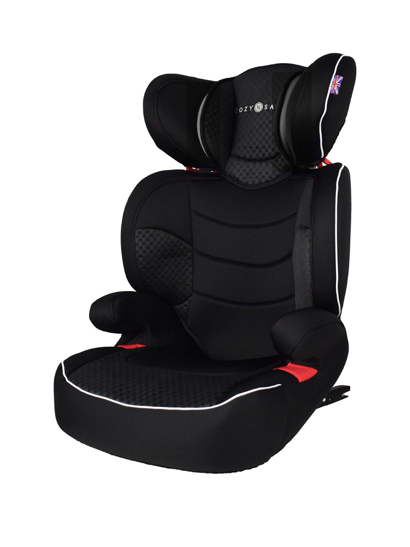 Cozy N Safe EST229 Augusta EZFix group 2/3 4 - 12 years Car Seat - Black/Grey