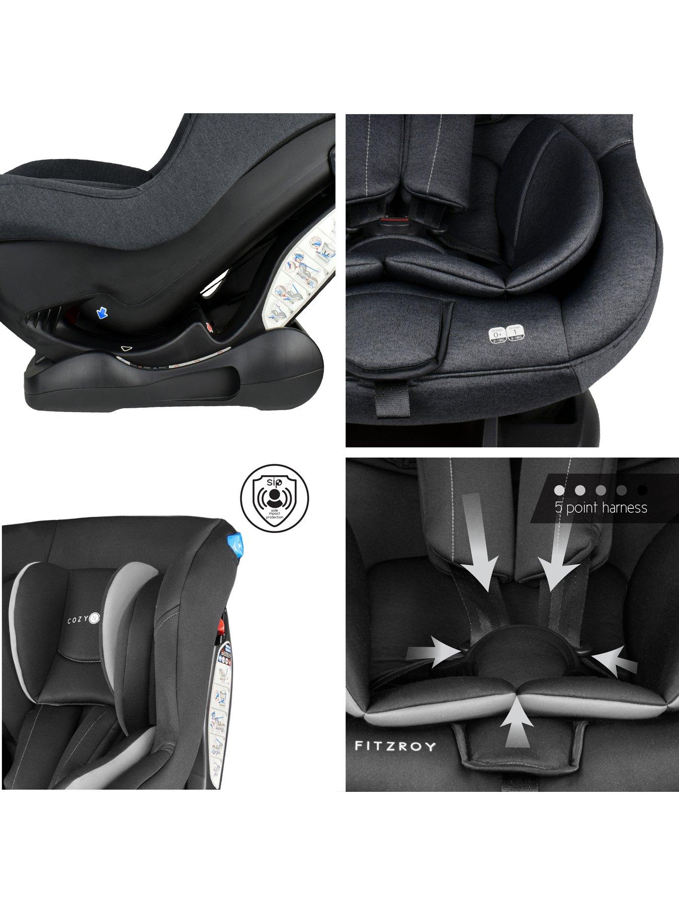 Image 5 of 6 of Cozy N Safe Fitzroy 0-4 Years Child Car Seat - Black/Grey
