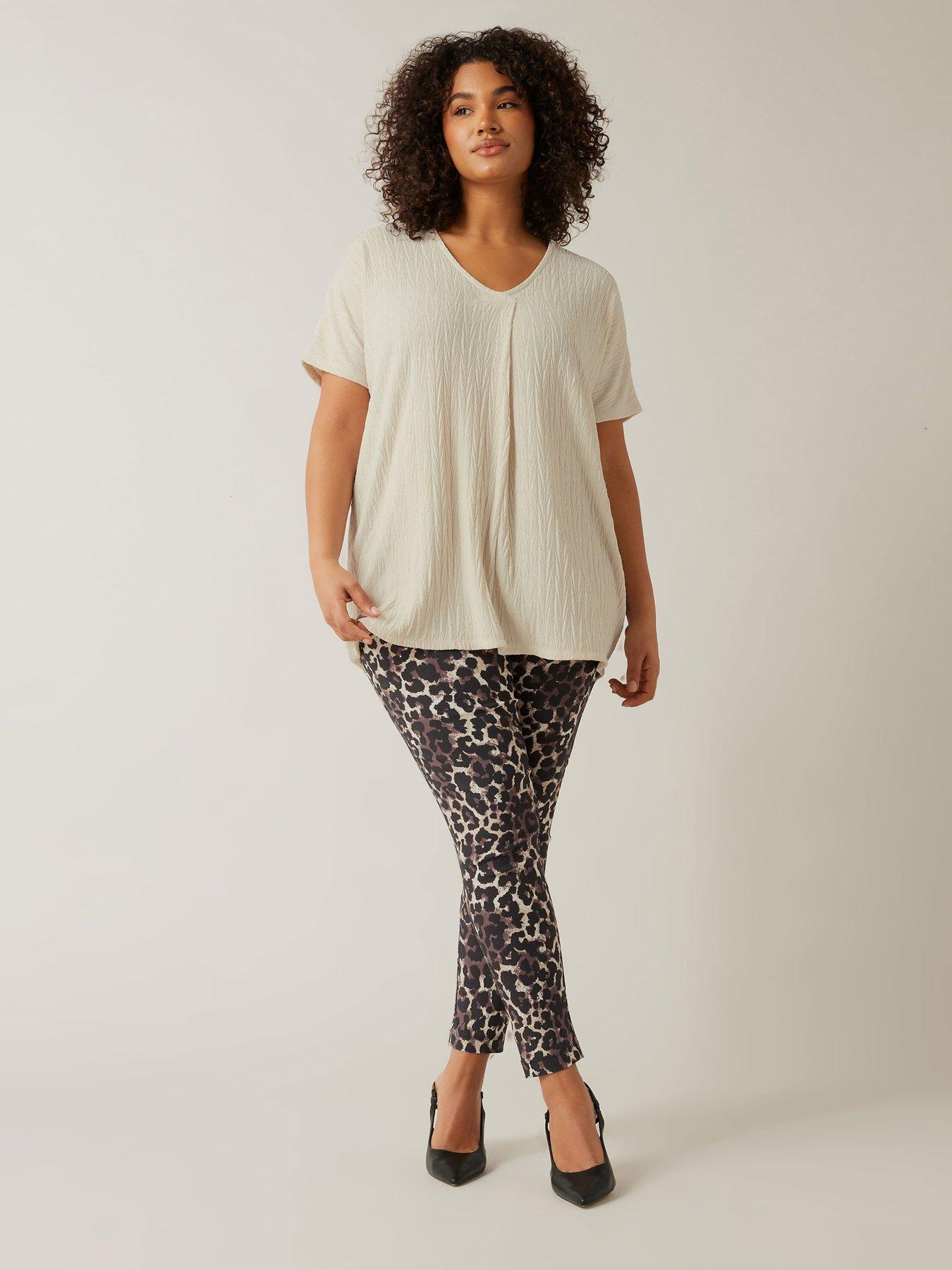 Image 3 of 4 of Evans Animal Print Bengaline Trouser