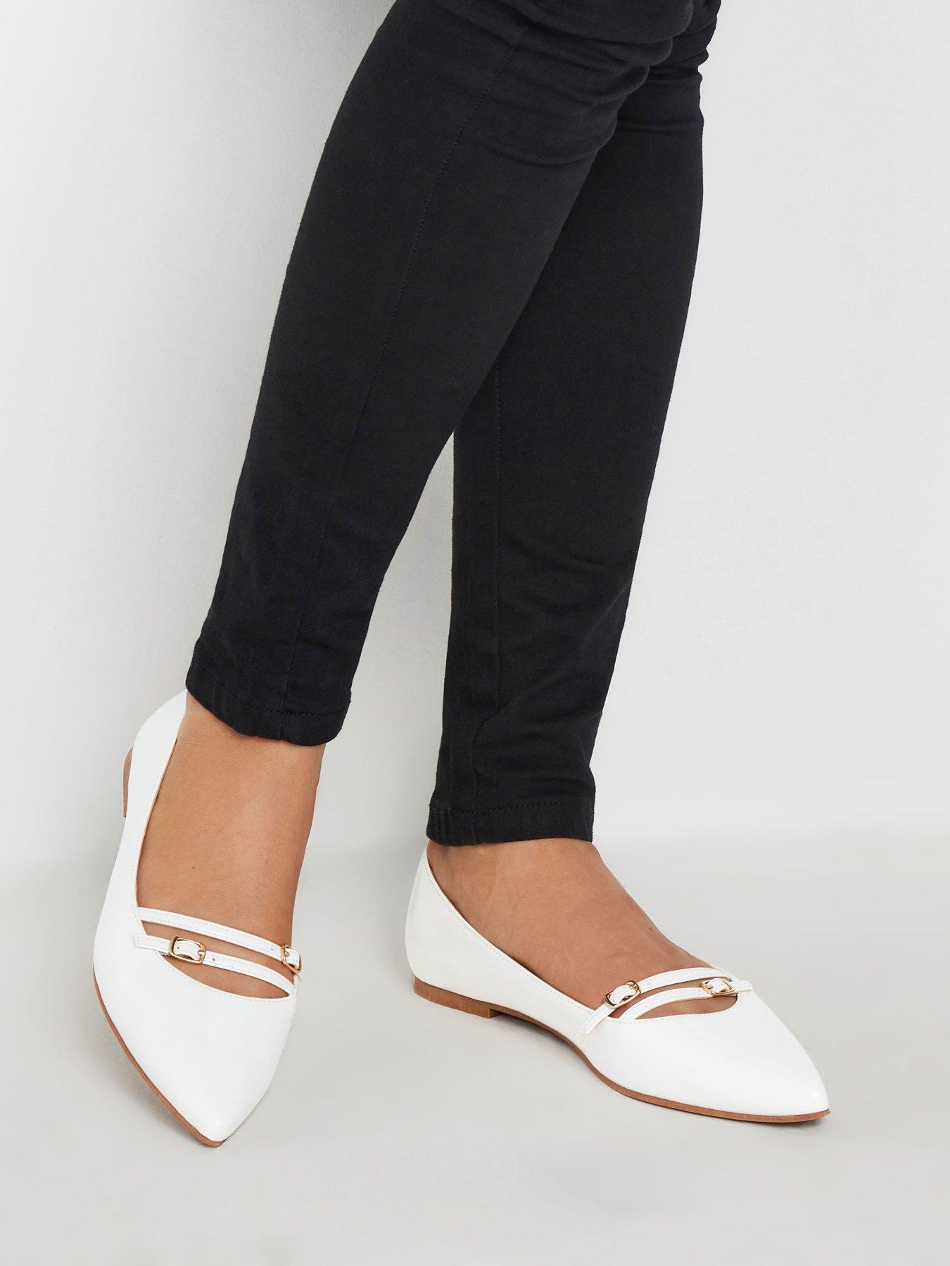 Sally pointed toe flat outlet