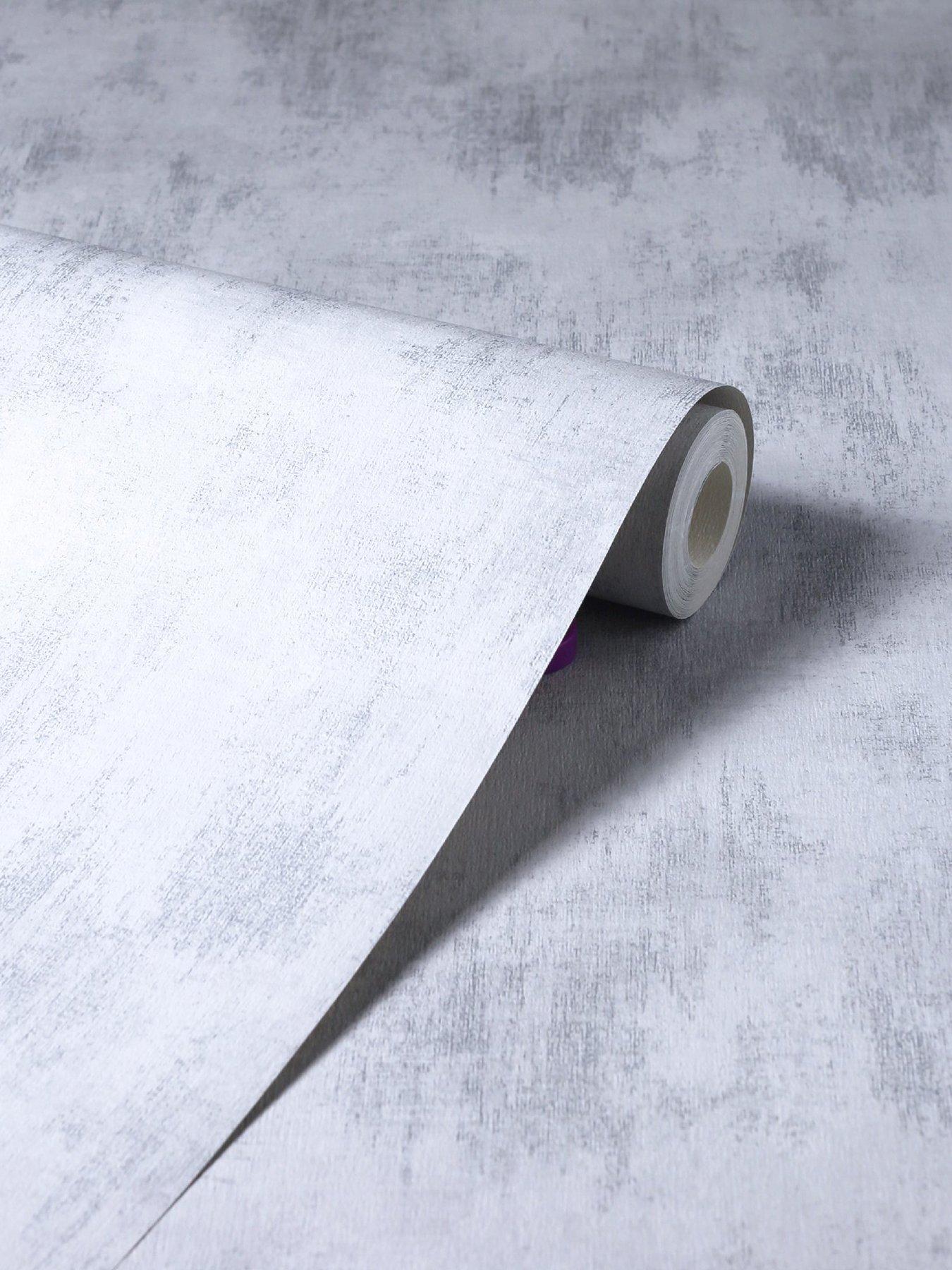 Image 3 of 6 of ARTHOUSE Brushed Texture Grey Wallpaper