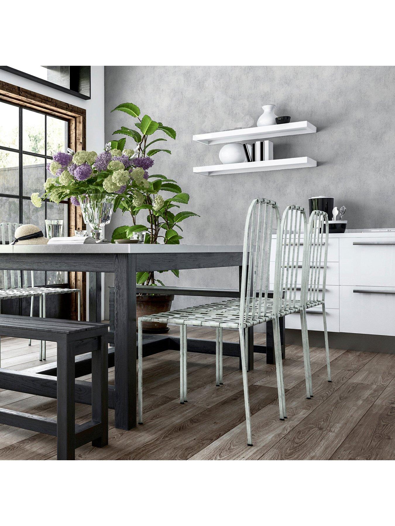 Image 6 of 6 of ARTHOUSE Brushed Texture Grey Wallpaper