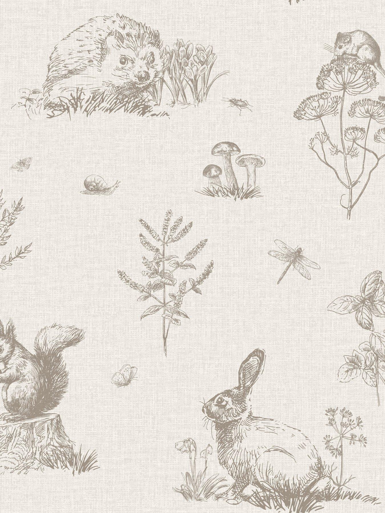 Image 2 of 5 of ARTHOUSE Country Walk Natural Wallpaper