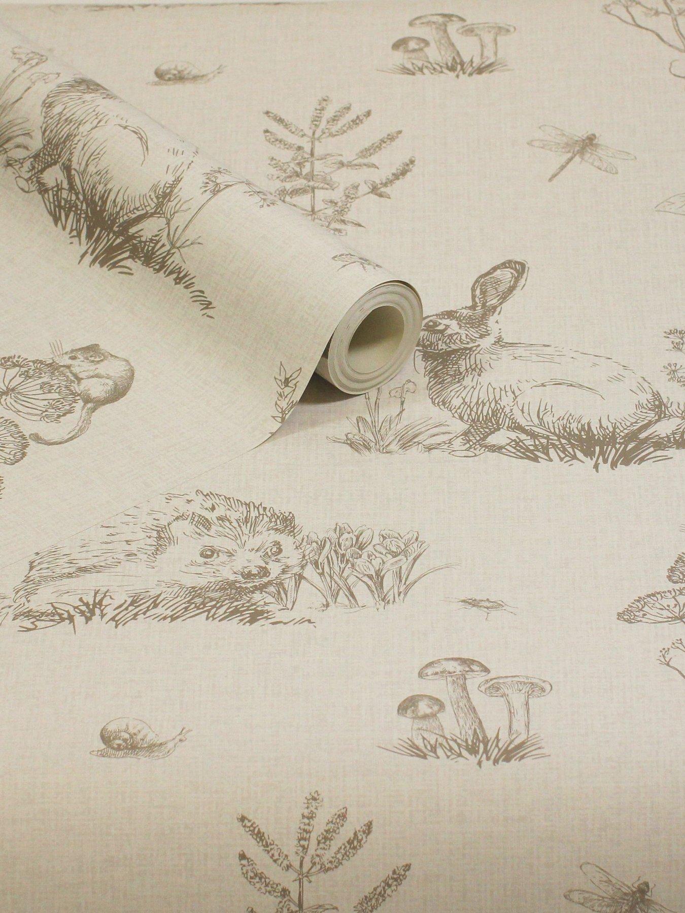 Image 3 of 5 of ARTHOUSE Country Walk Natural Wallpaper