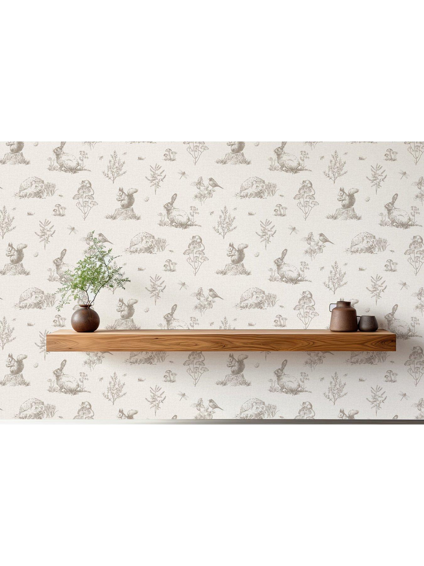 Image 4 of 5 of ARTHOUSE Country Walk Natural Wallpaper