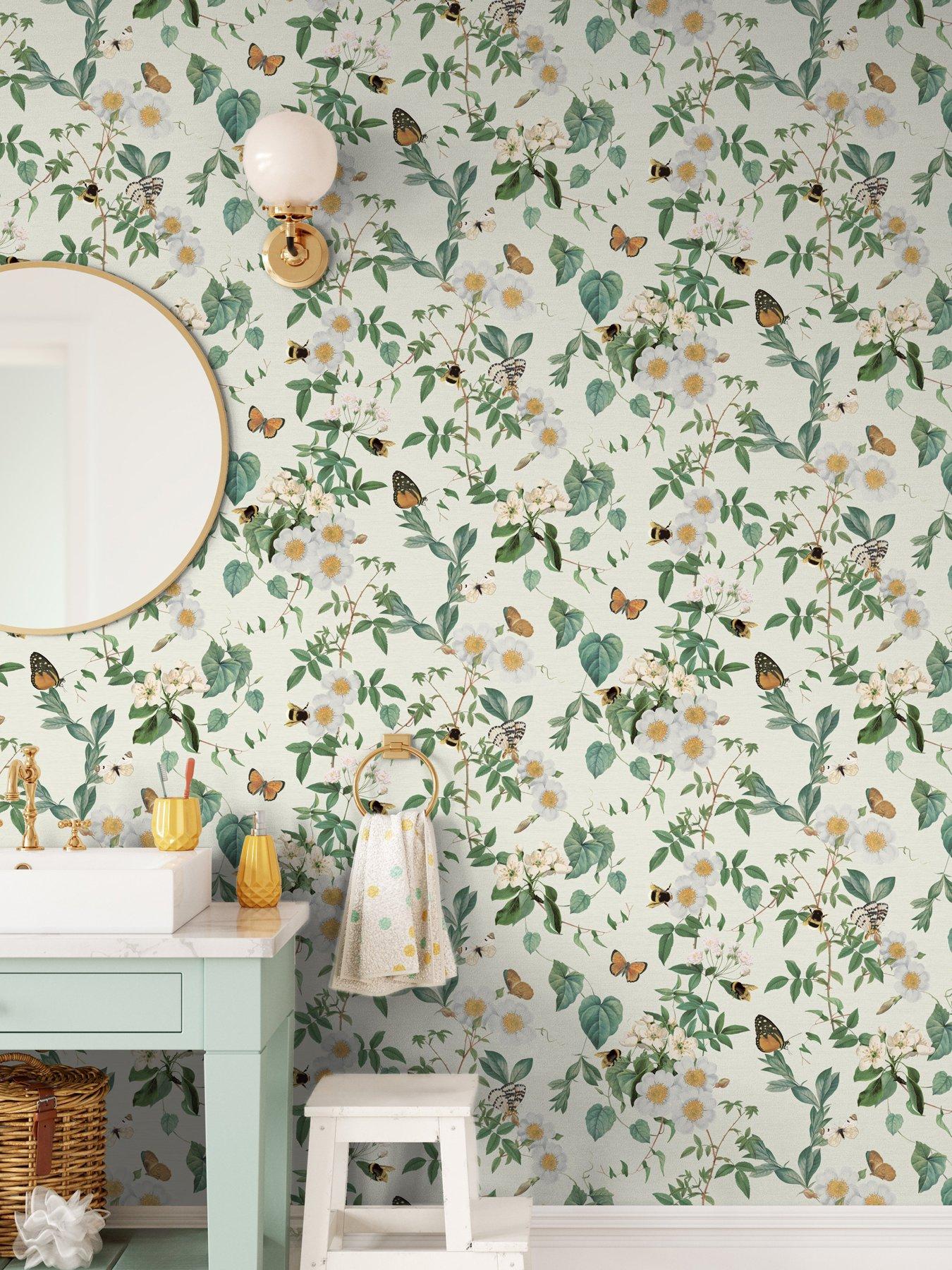 Product photograph of Arthouse Bumblebee Trail Cream Wallpaper from very.co.uk