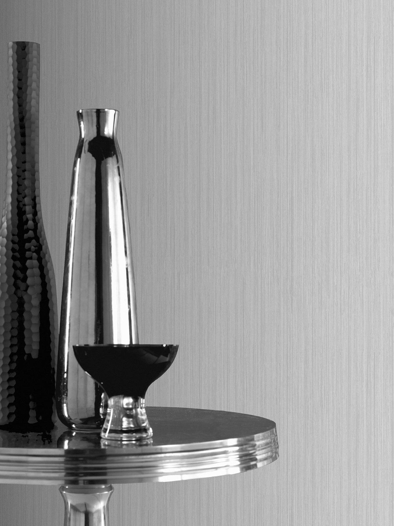 Image 6 of 7 of ARTHOUSE Stardust Silver Wallpaper