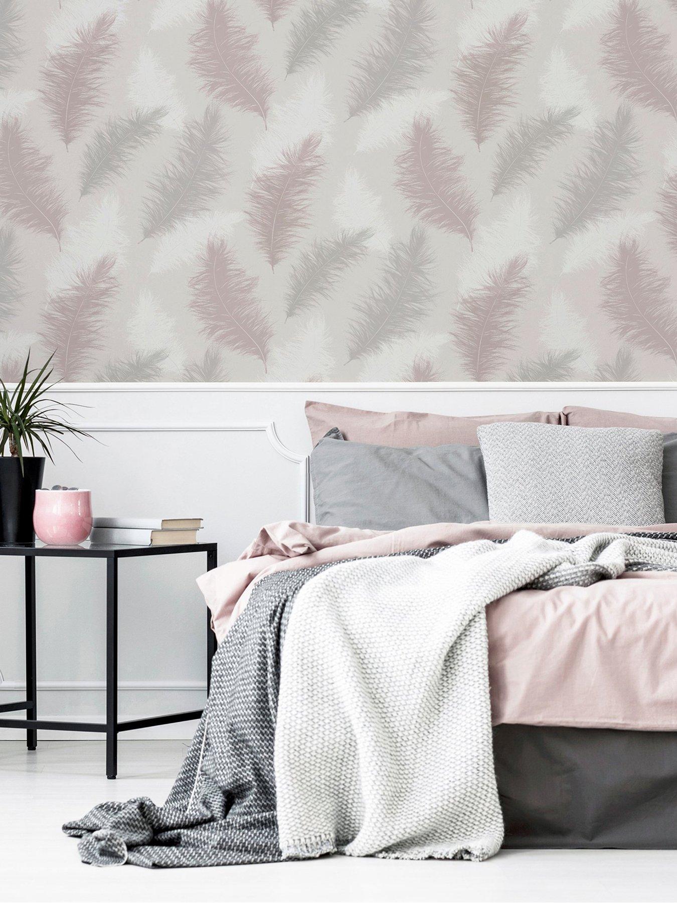 Product photograph of Arthouse Sussurro Blush Wallpaper from very.co.uk