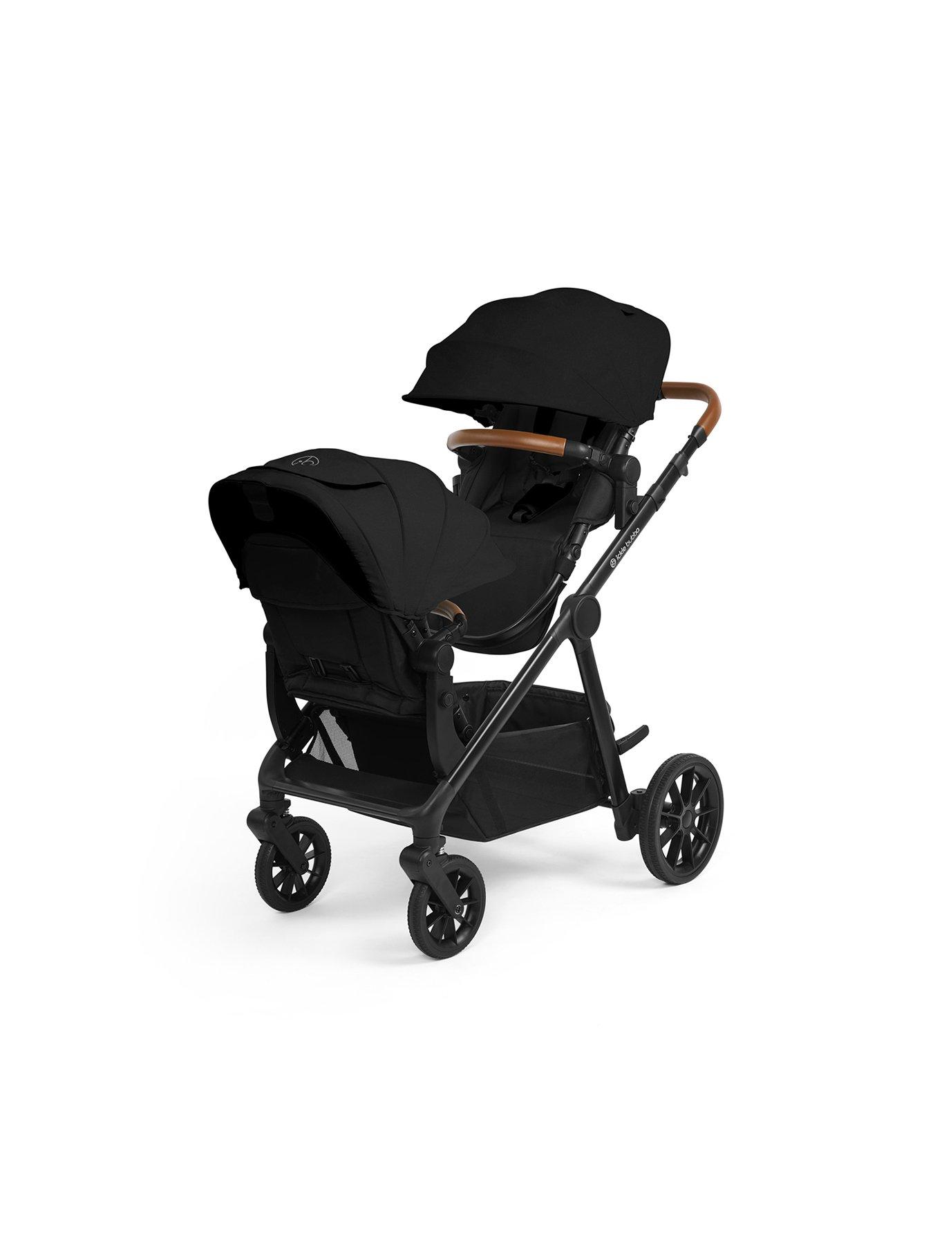 Image 4 of 7 of Ickle Bubba Virgo All-in-One i-Size Travel System with Isofix Base - Twin Package - Black / Black / Tan