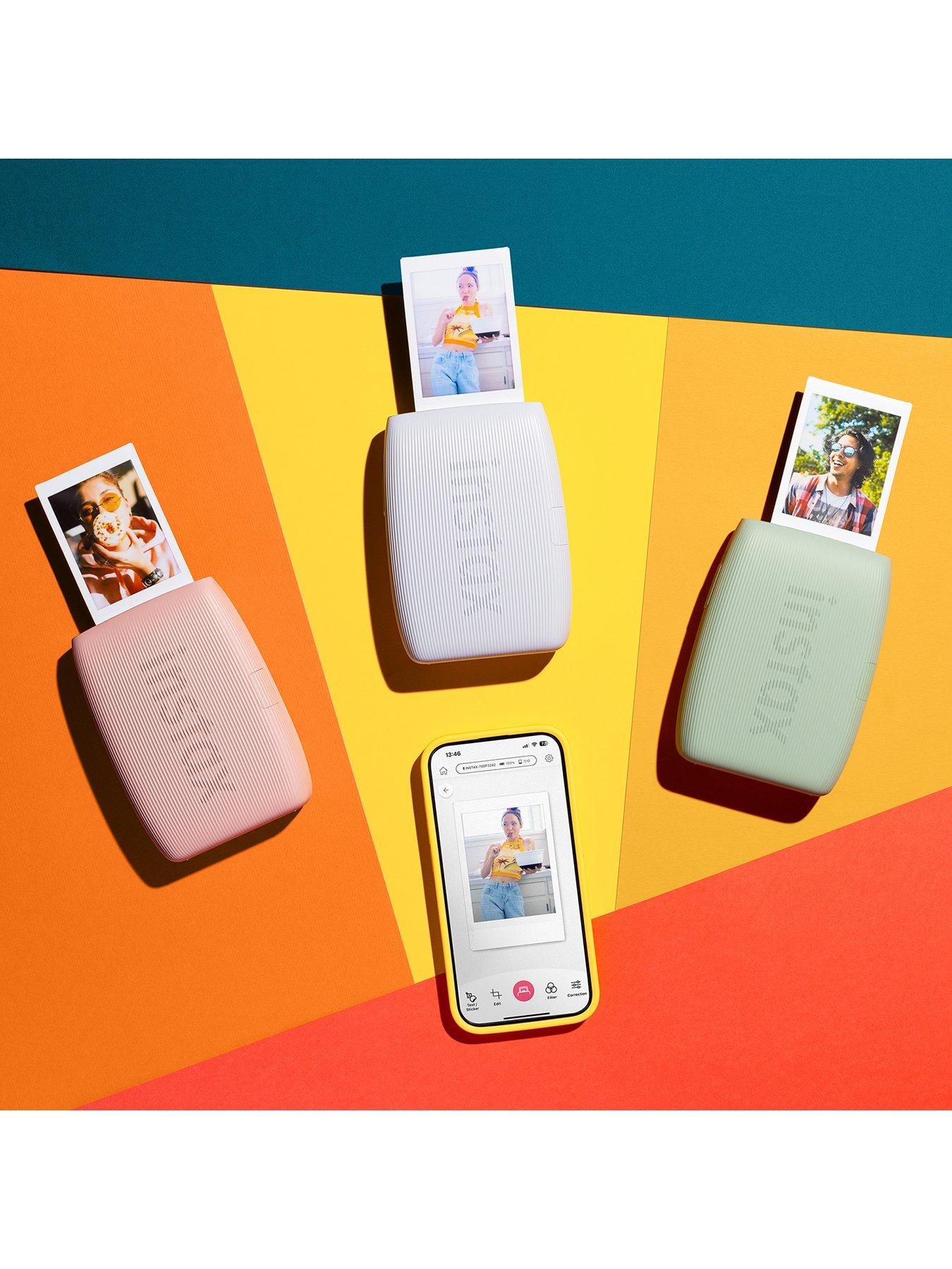 Image 7 of 7 of Fujifilm Instax Mini Link 3 Wireless Smartphone Photo Printer (Clay White) + 20 Shots