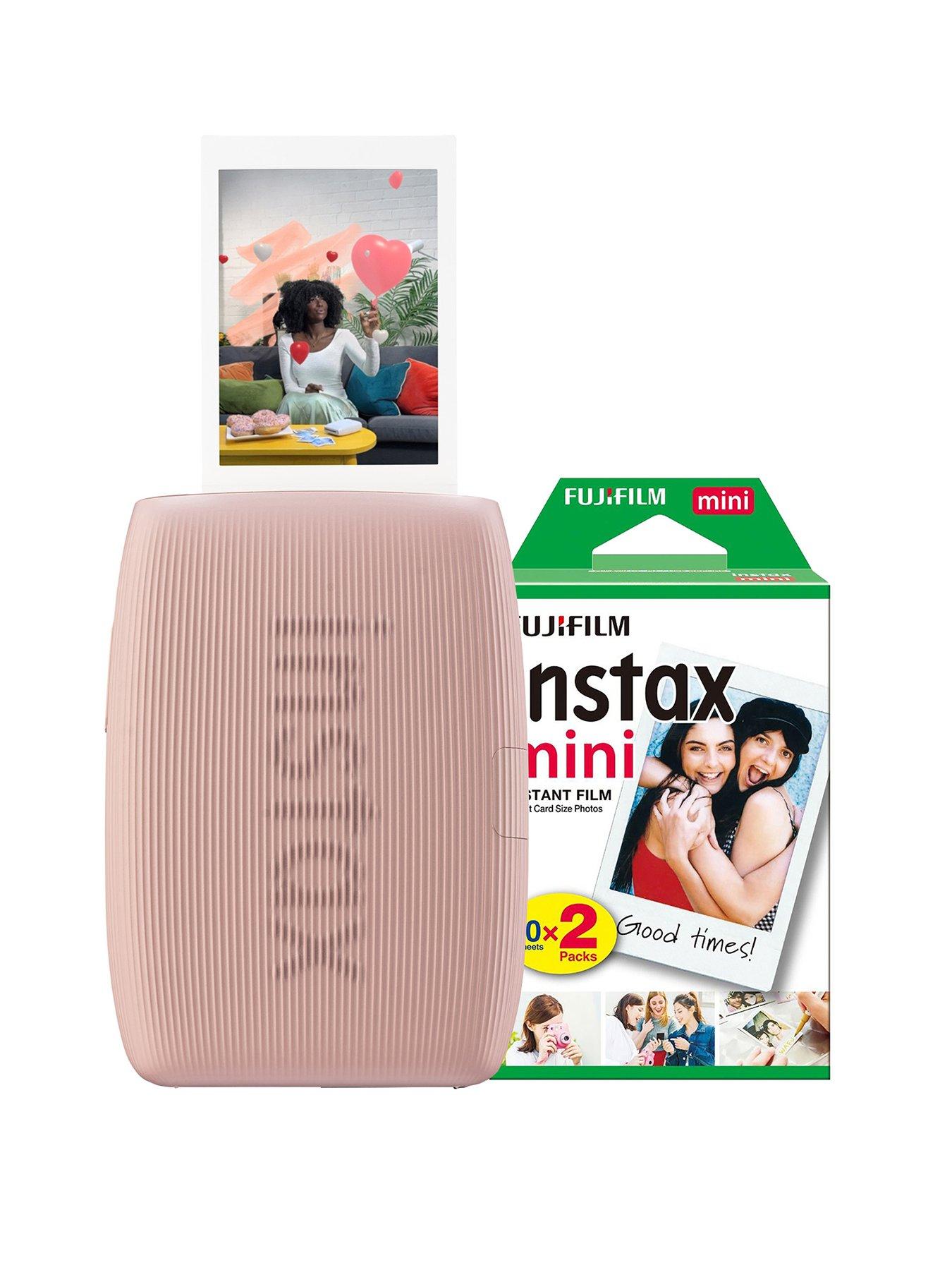 Image 1 of 7 of Fujifilm Instax Mini Link 3 Wireless Smartphone Photo Printer (Rose Pink) + 20 Shots