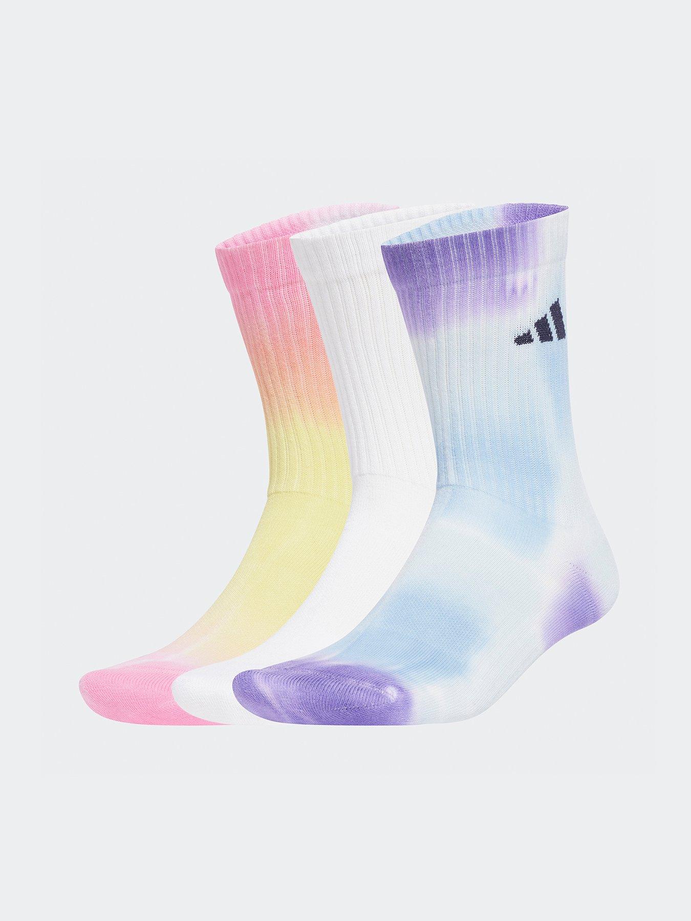 undefined 3 Pack of Women's Tie-Dye Socks - Multicolour/Bliss Lilac