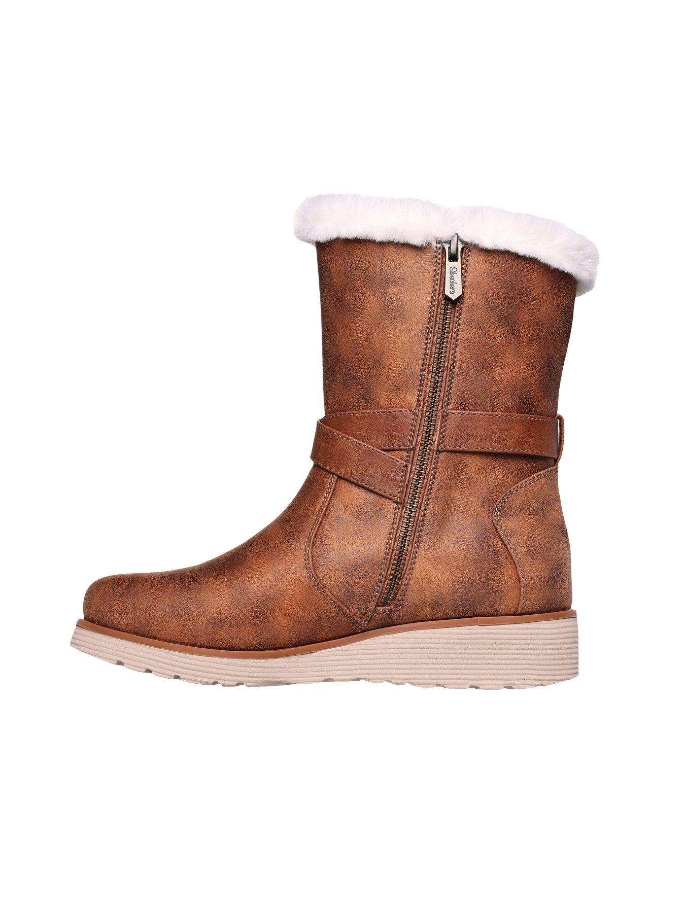Image 5 of 5 of Skechers Keepsakes Wedge Boots - Brown